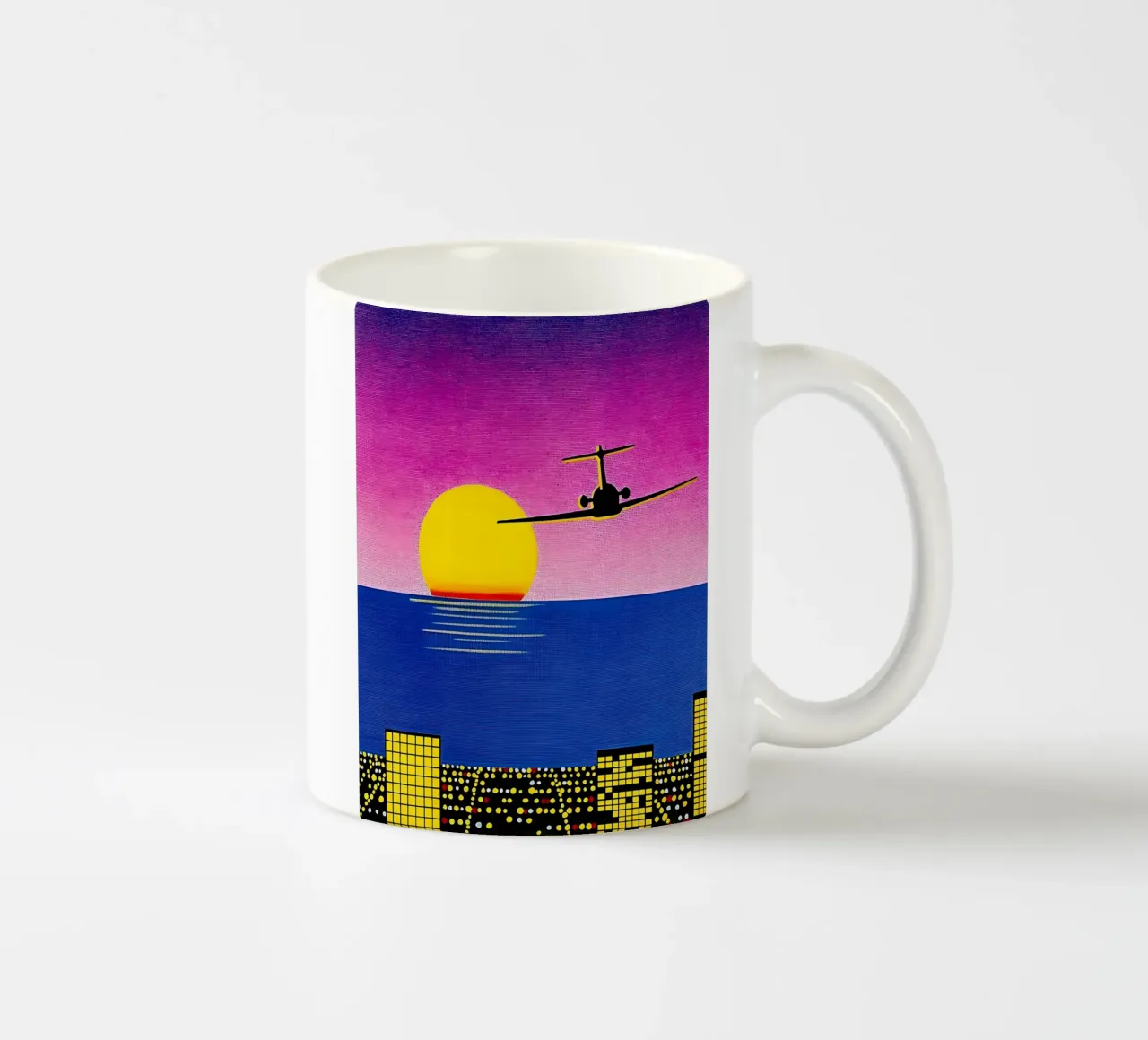Hiroshi Nagai - Vliegtuigkunst keramische mok van Perdana shop