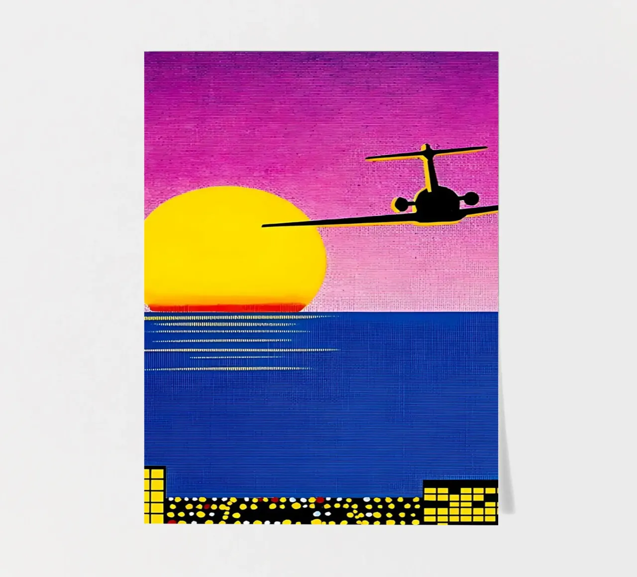Hiroshi Nagai - Kunst am Flugzeug Stickerbogen von Perdana shop