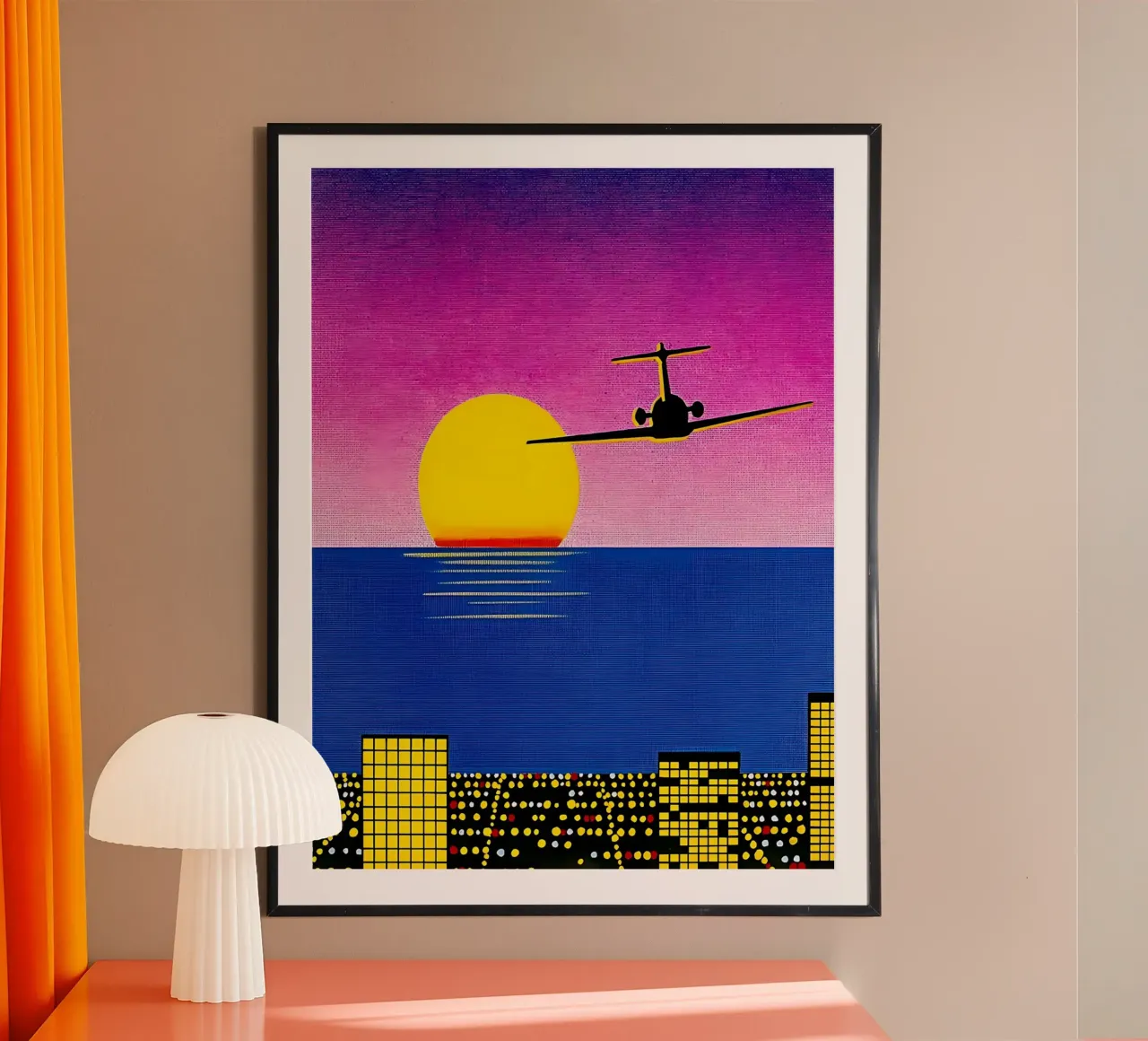 Hiroshi Nagai - Air Plane Art poster by Perdana shop