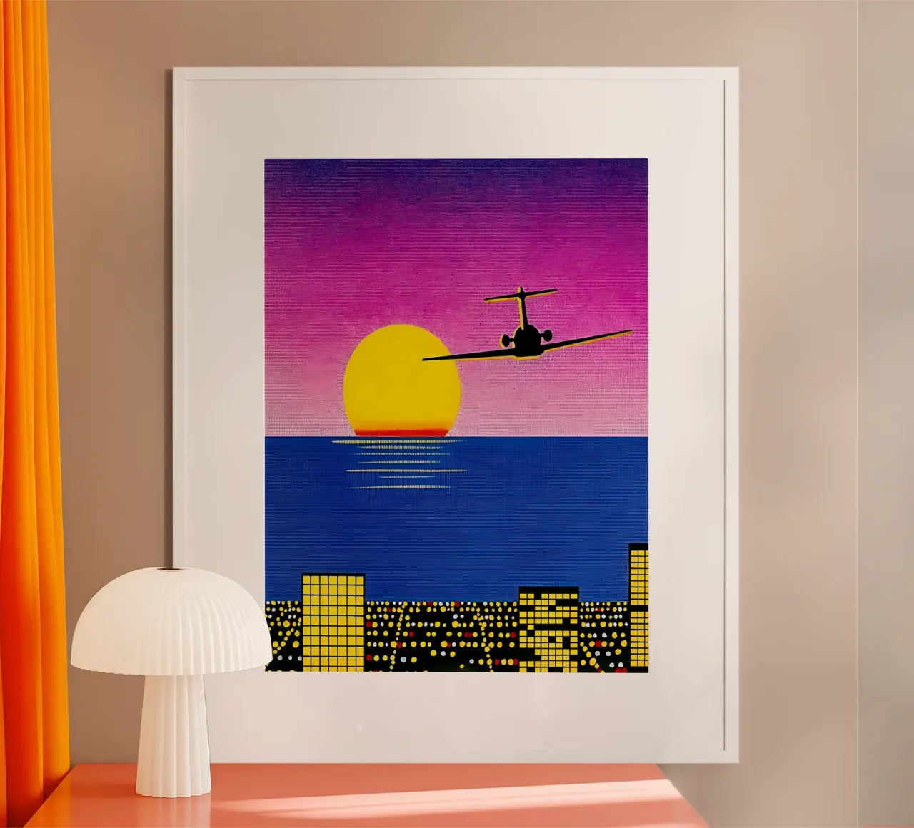 Hiroshi Nagai - Air Plane Art poster by Perdana shop