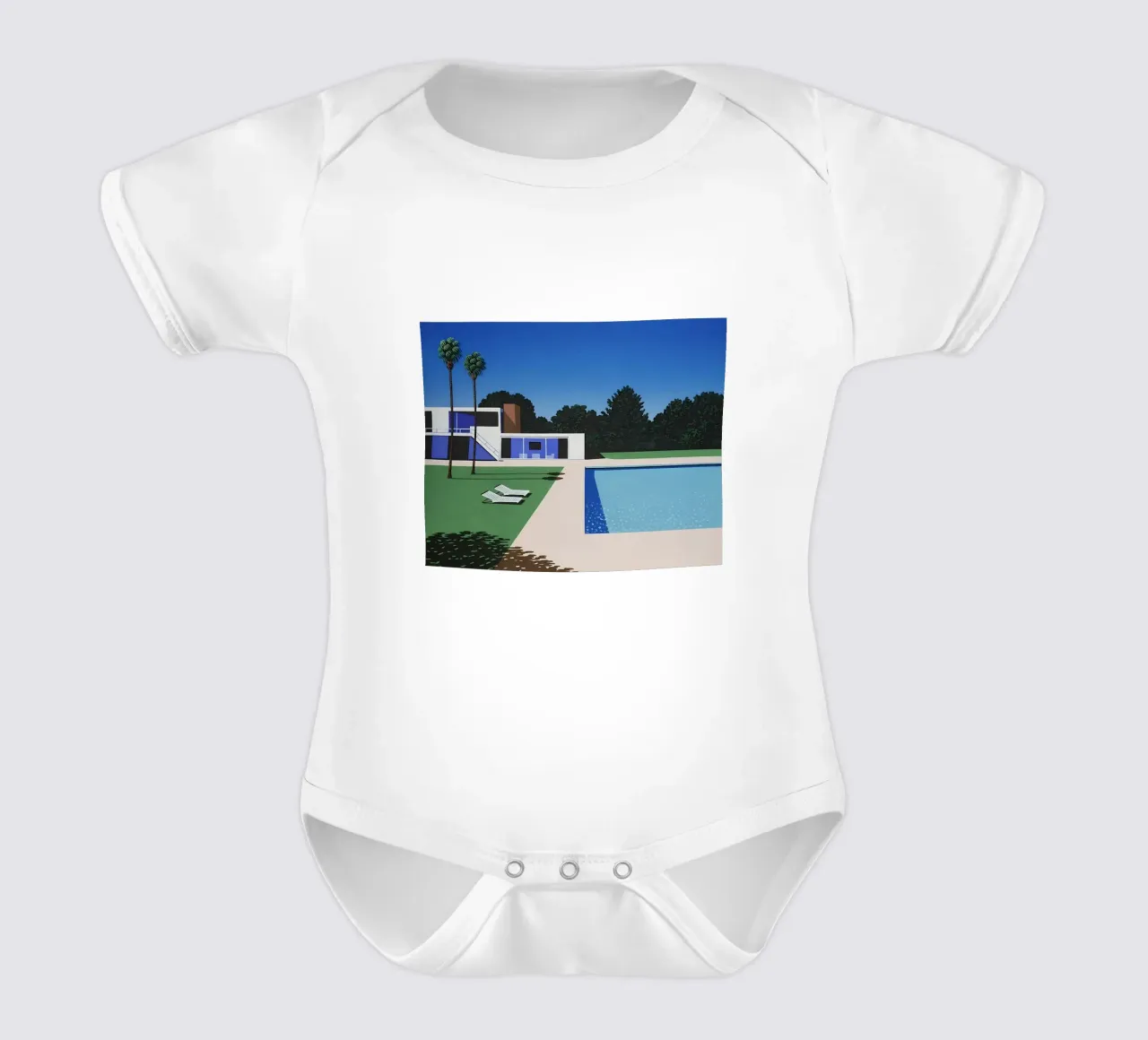 Piscina - Hiroshi Nagai body neonato maniche corte da Perdana shop