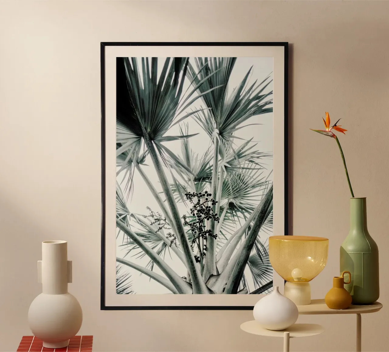 Beach Palm Fruits carta hahnemühle da Chris Abatzis