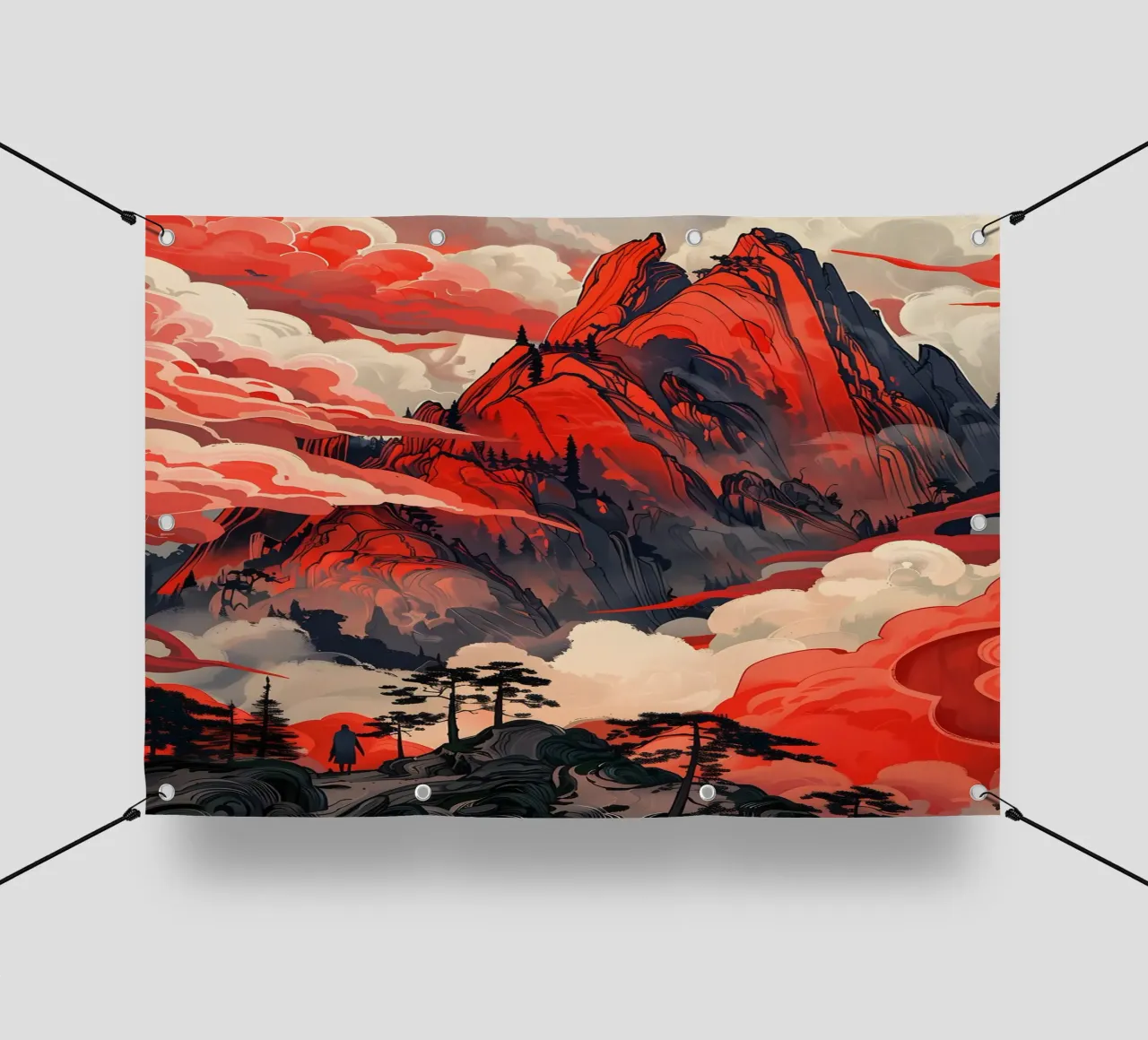 Paesaggio d'epoca telo in pvc da Wanderlust Vibes