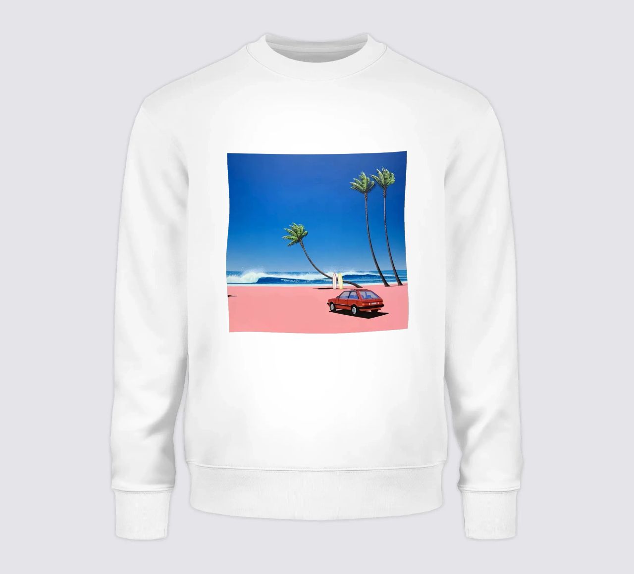 Rilassarsi sulla spiaggia - Hiroshi Nagai felpa da Perdana shop