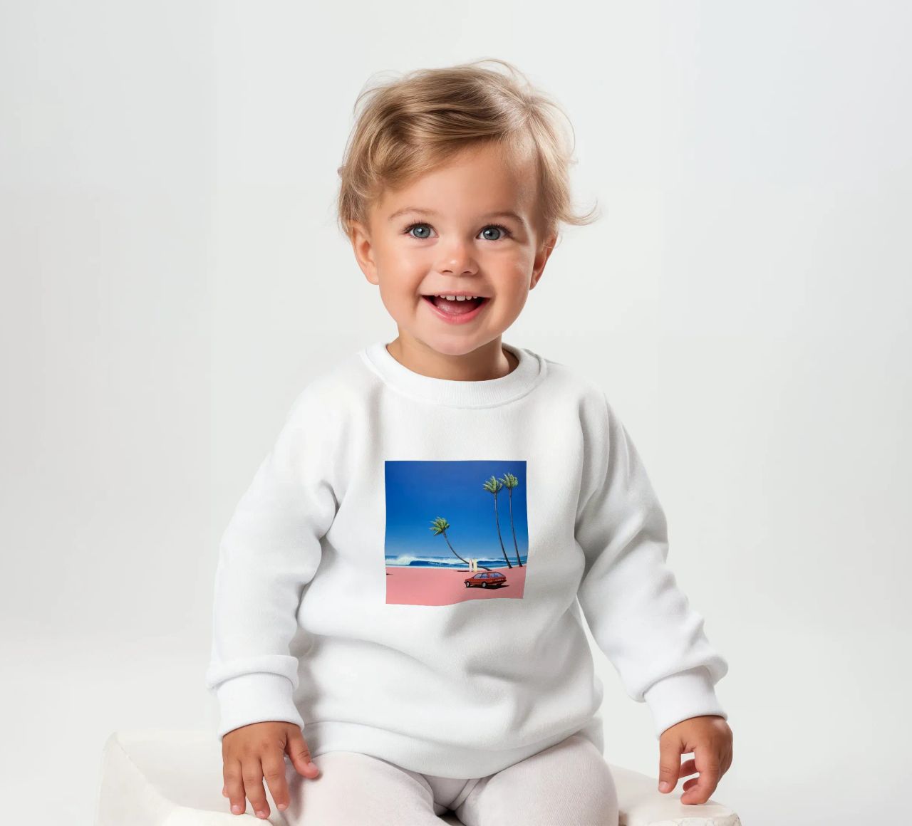Rilassarsi sulla spiaggia - Hiroshi Nagai felpa neonato da Perdana shop