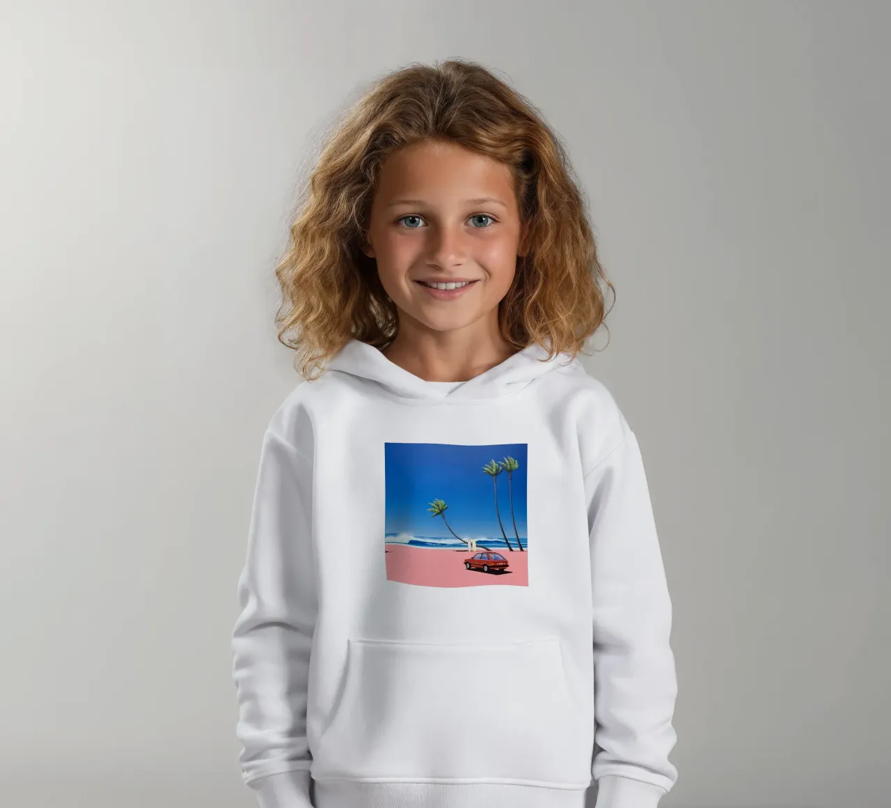 Rilassarsi sulla spiaggia - Hiroshi Nagai felpa bambino con cappuccio da Perdana shop