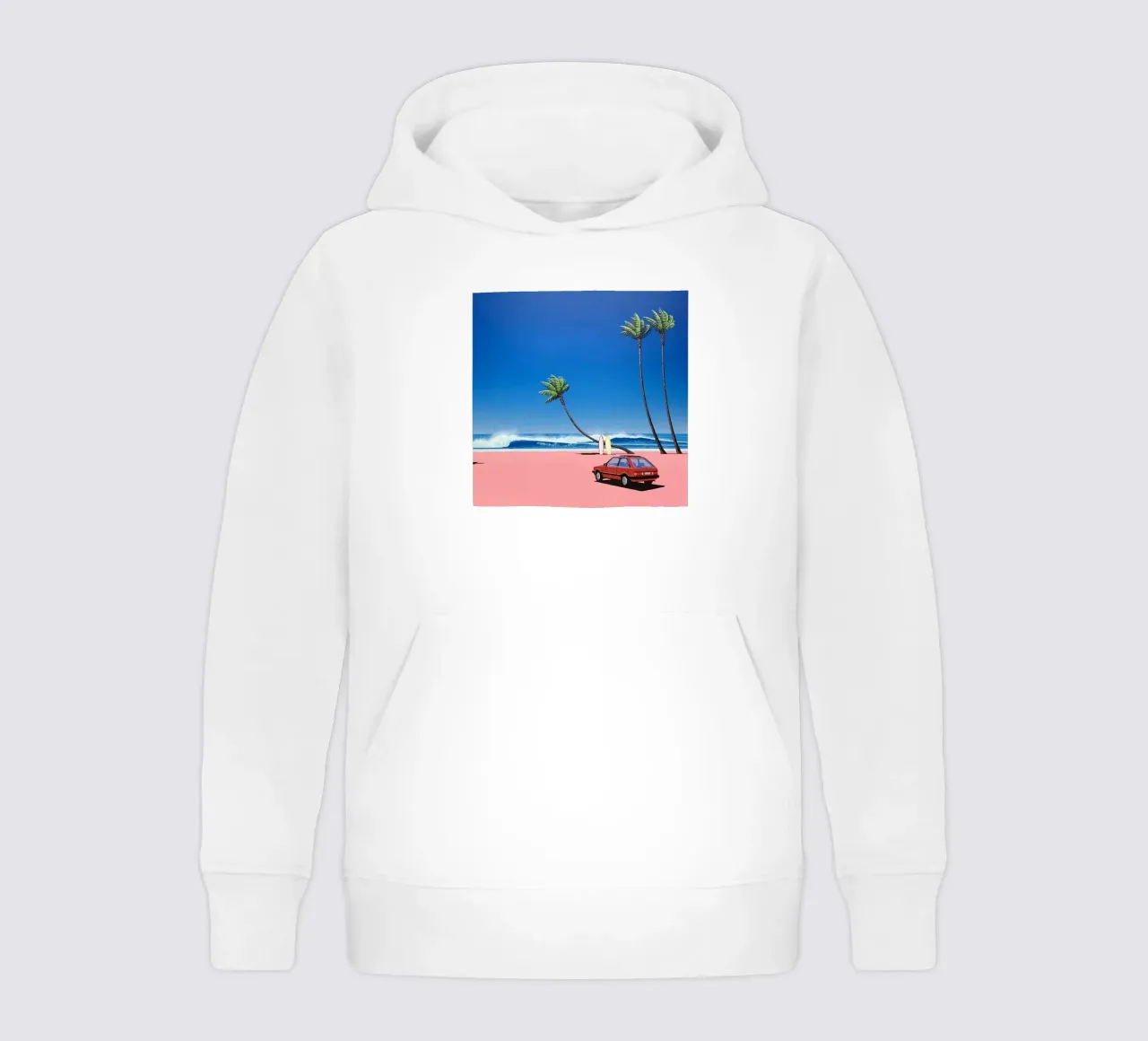 Rilassarsi sulla spiaggia - Hiroshi Nagai felpa bambino con cappuccio da Perdana shop