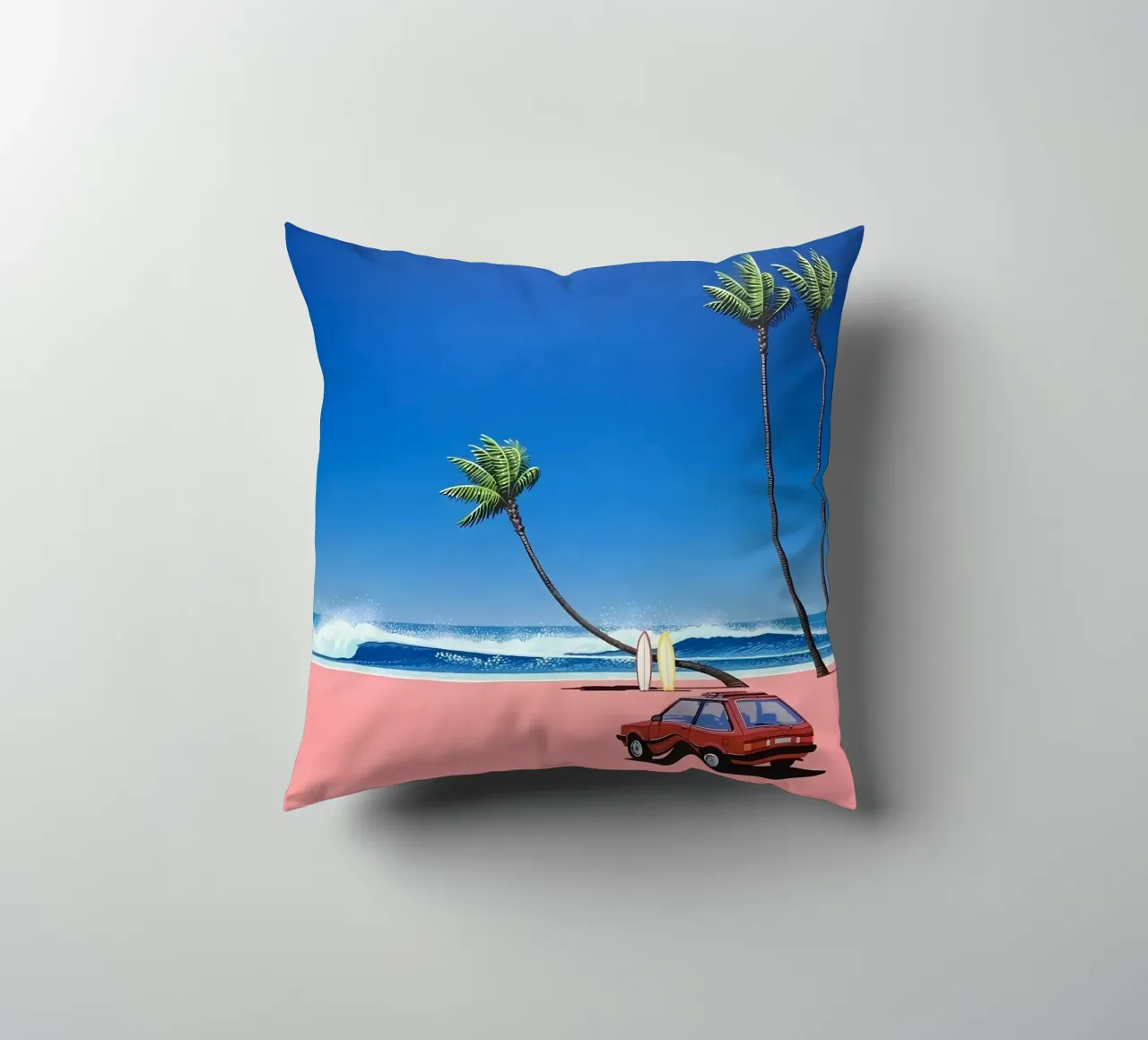 Rilassarsi sulla spiaggia - Hiroshi Nagai cuscino da Perdana shop