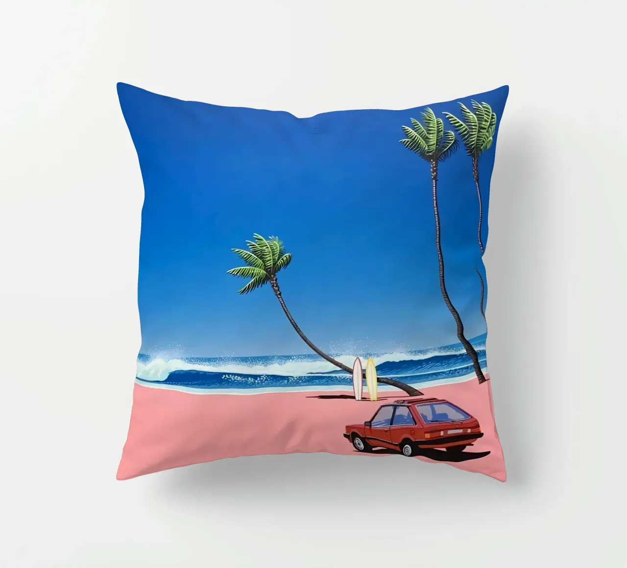Rilassarsi sulla spiaggia - Hiroshi Nagai cuscino da Perdana shop