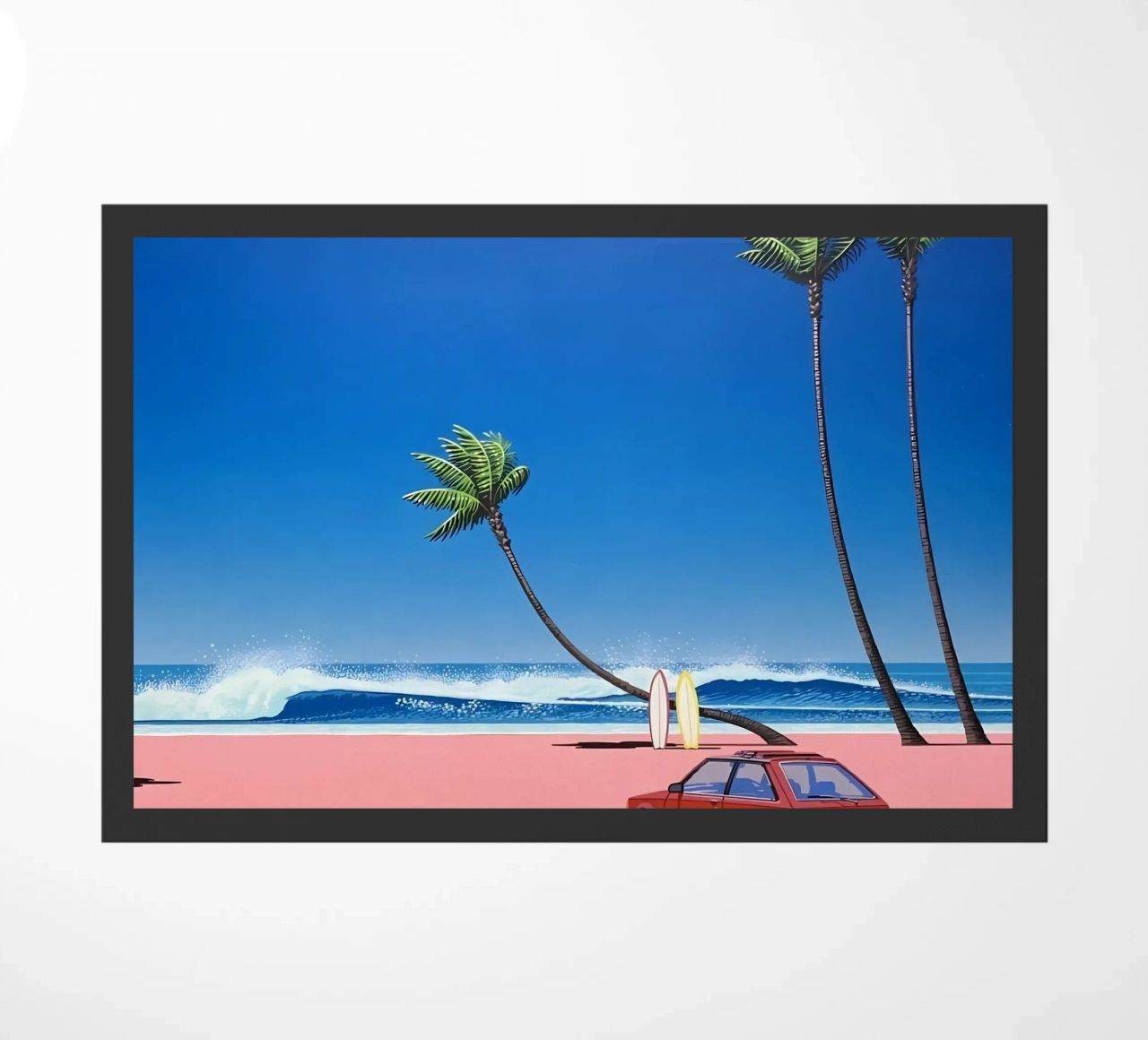 Rilassarsi sulla spiaggia - Hiroshi Nagai zerbino da Perdana shop