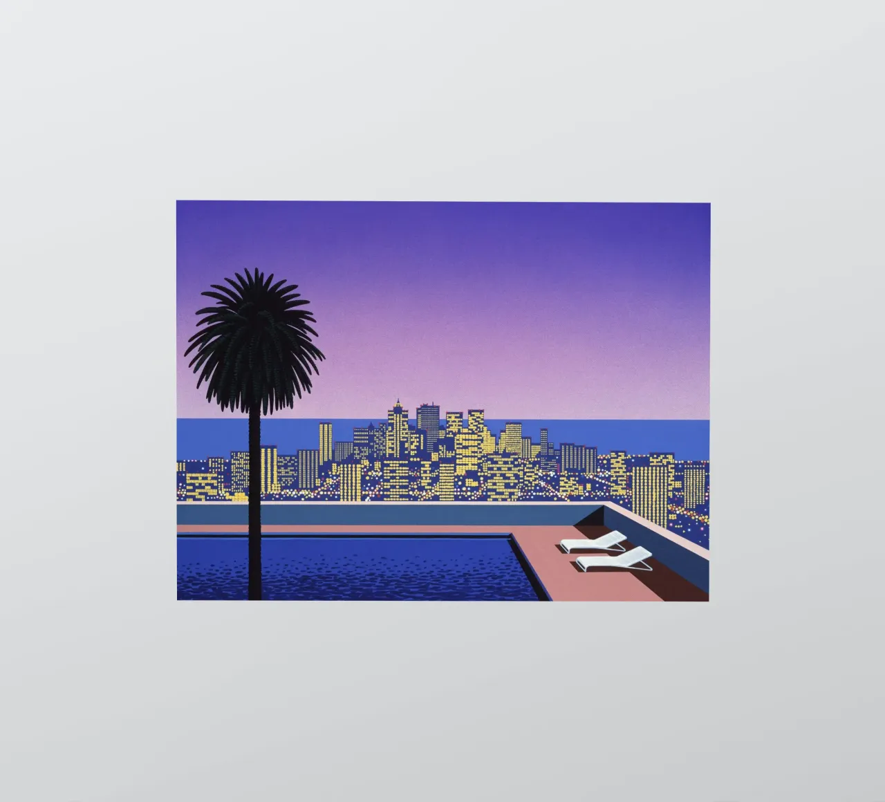 Sky pool - Hiroshi Nagai sticker by Perdana shop
