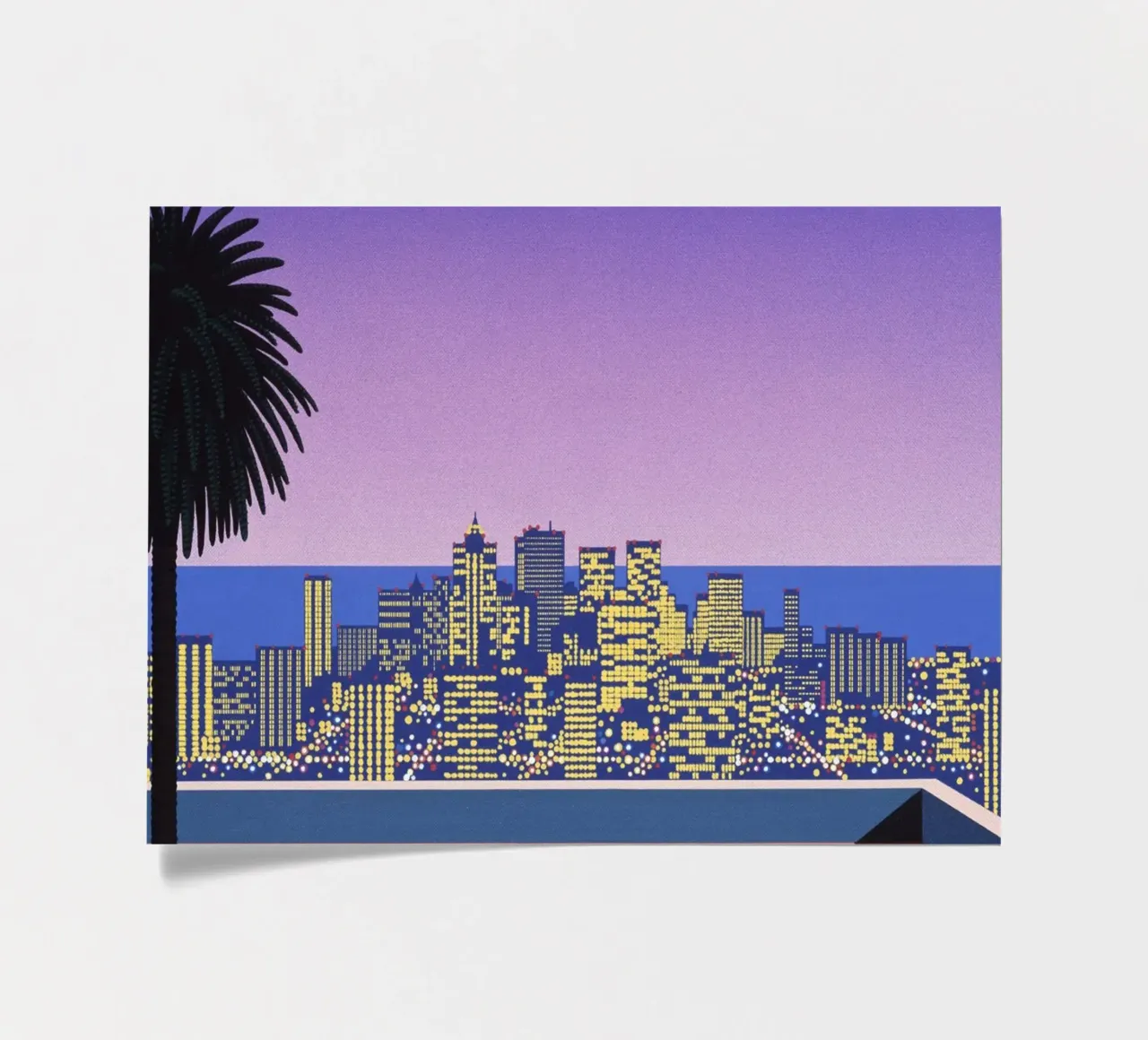 Sky pool - Hiroshi Nagai sticker sheet by Perdana shop