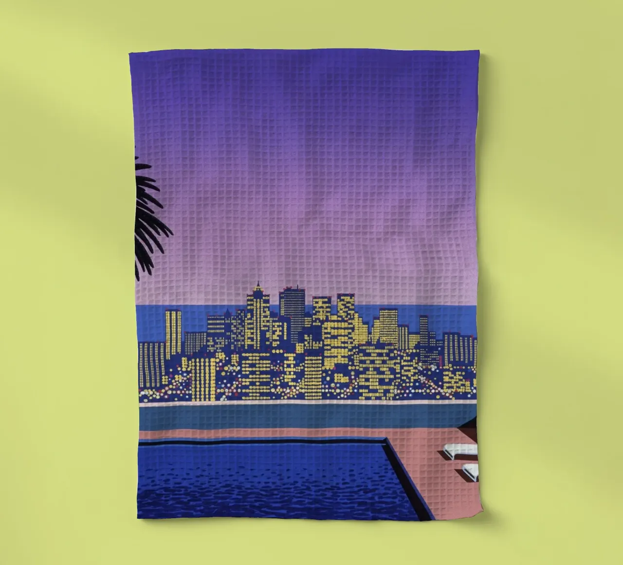 Piscina a cielo aperto - Hiroshi Nagai canovaccio da cucina da Perdana shop