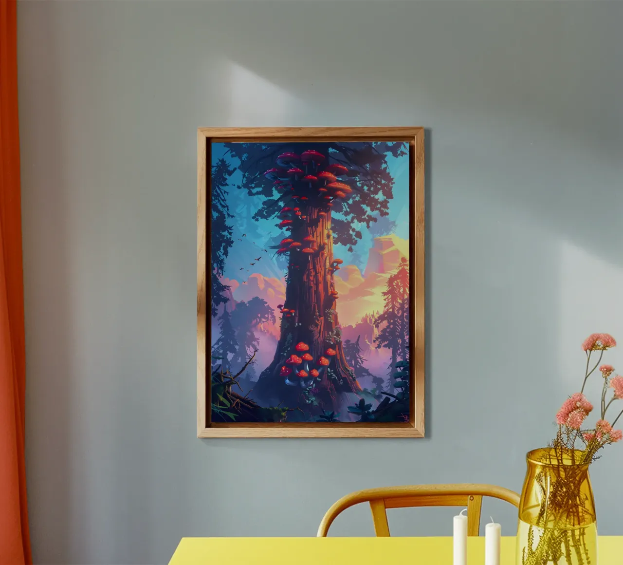 Paesaggio d'epoca alluminio dibond da Wanderlust Vibes