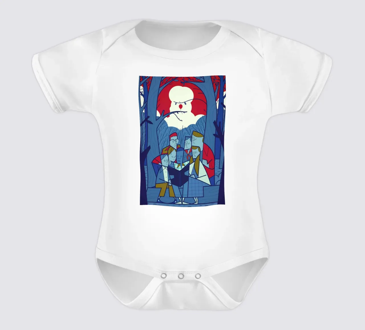 Pennywise body neonato maniche corte da Ale Giorgini