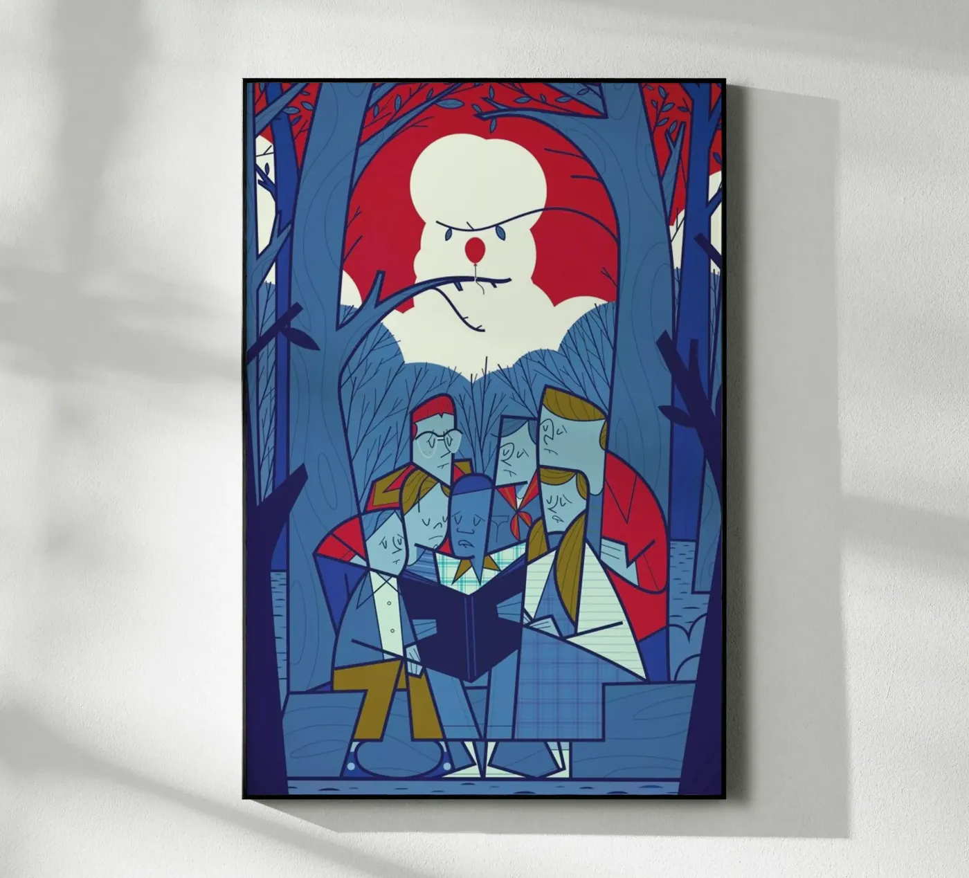 Pennywise acryl van Ale Giorgini