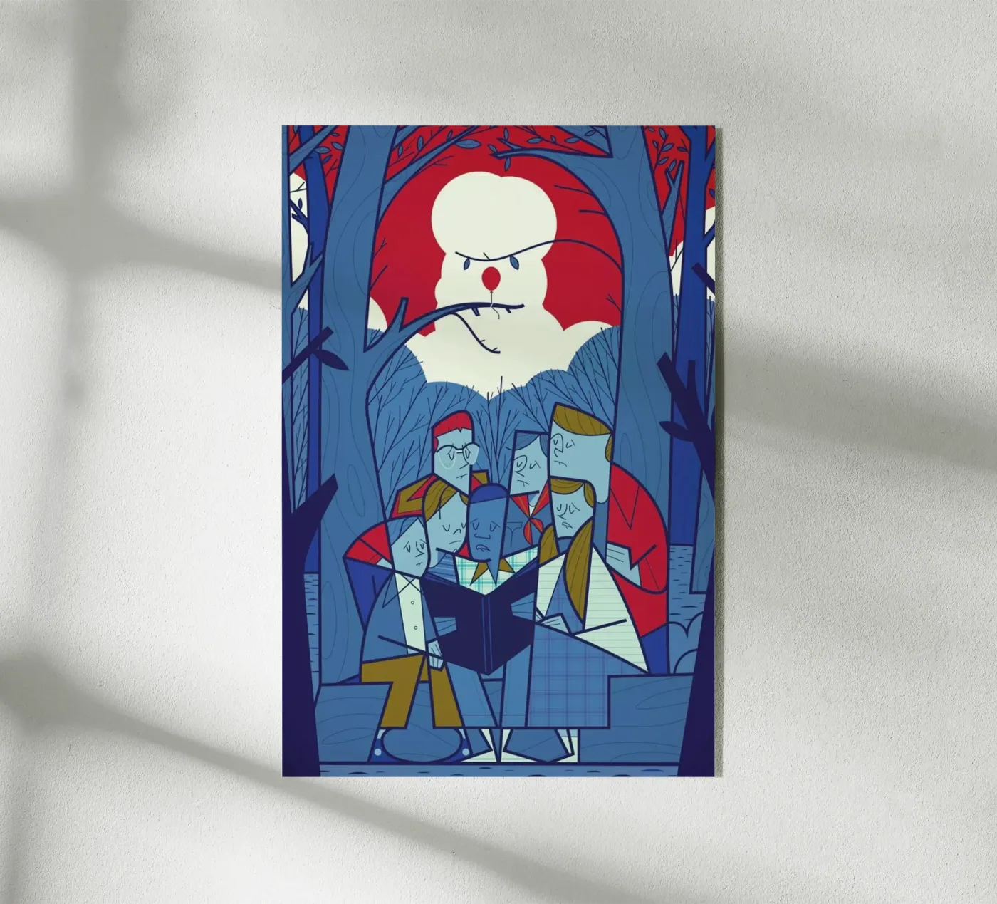 Pennywise acryl van Ale Giorgini