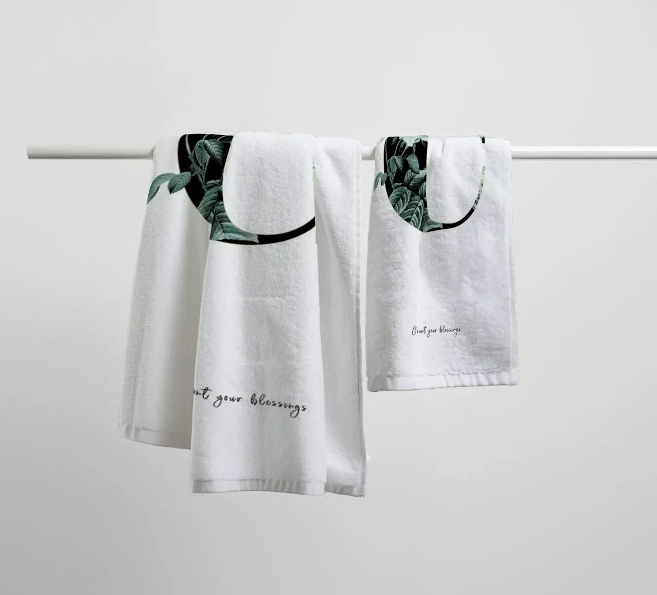 Flower Alphabet - C asciugamano da bagno da Froilein Juno