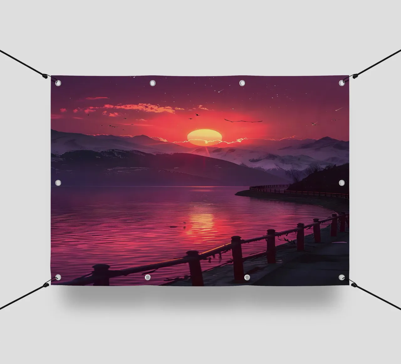 Paesaggio d'epoca telo in pvc da Wanderlust Vibes