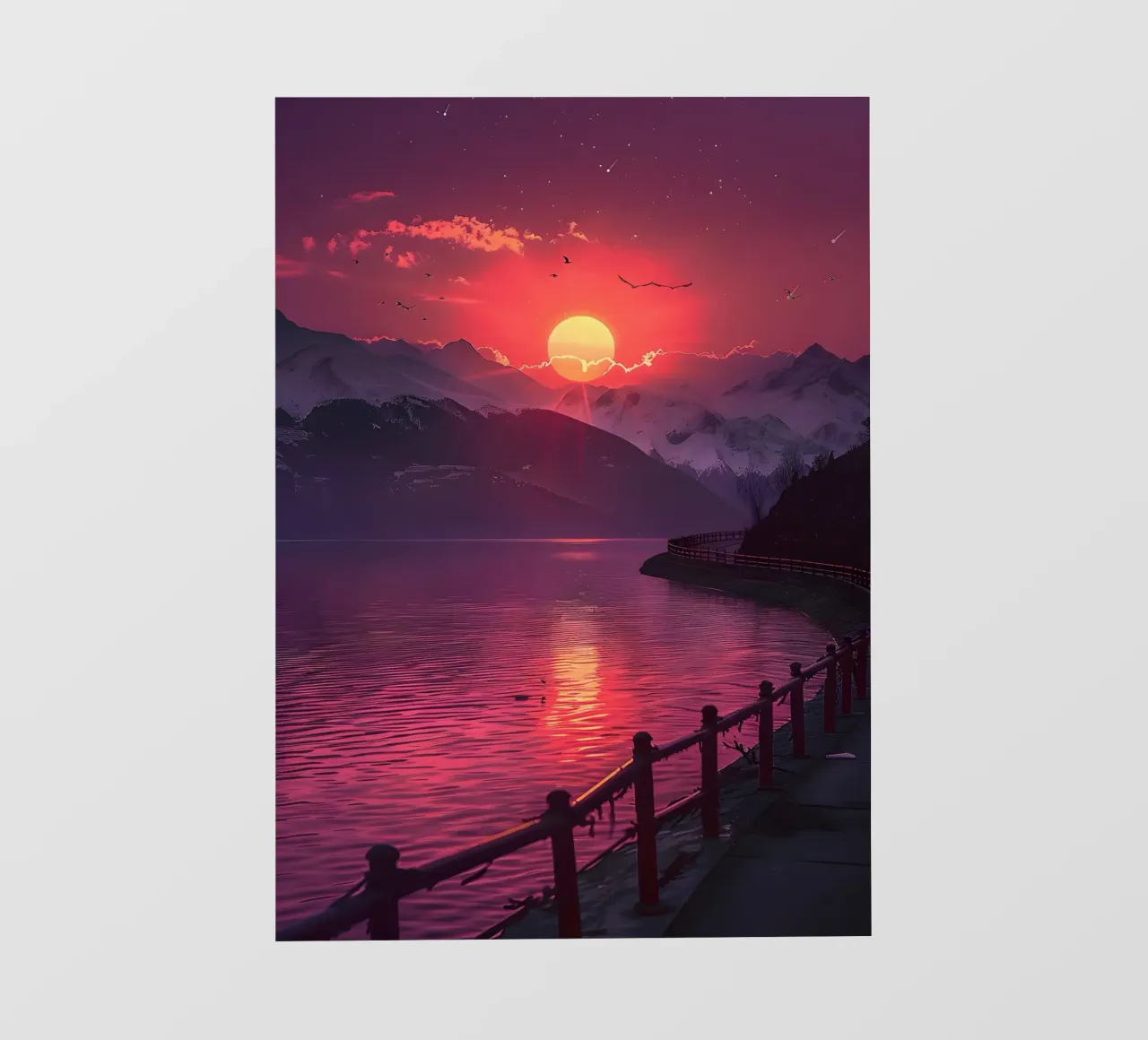 Paesaggio d'epoca telo in pvc da Wanderlust Vibes