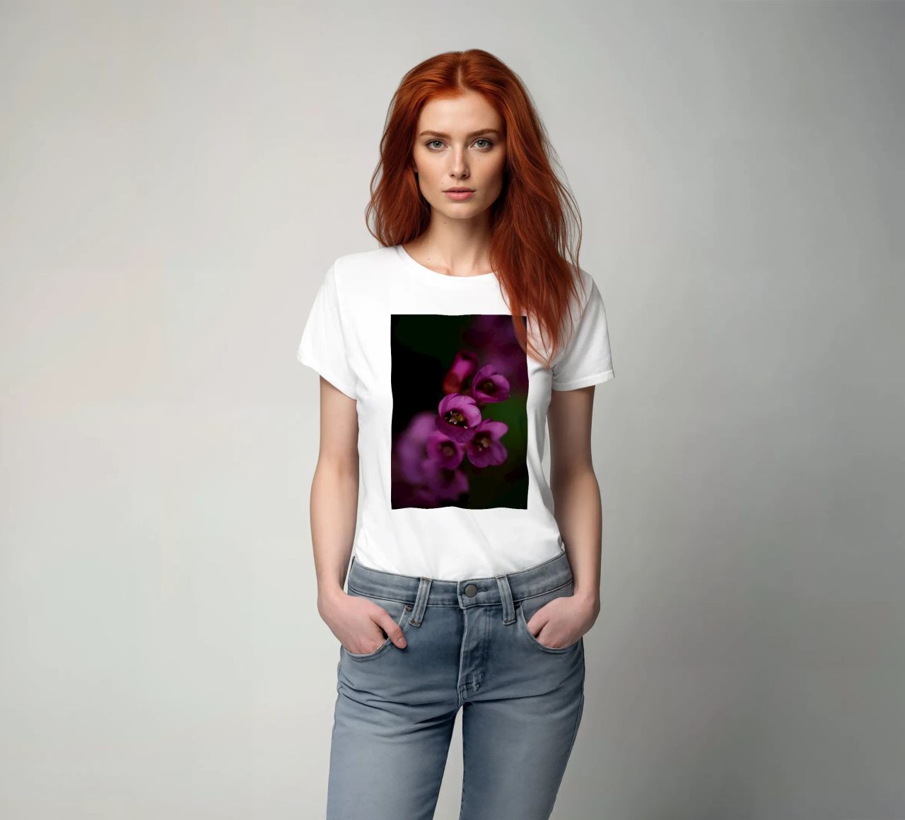 Macro fiore di pirola viola t-shirt da Renesme