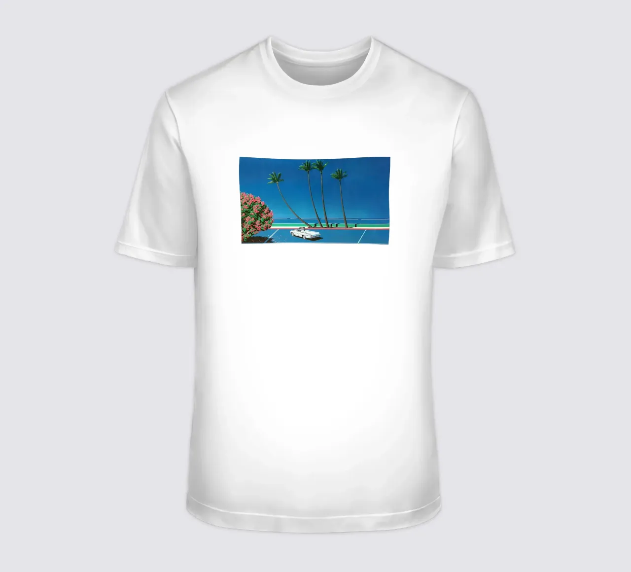 Auto in mare - Hiroshi nagai t-shirt da Perdana shop