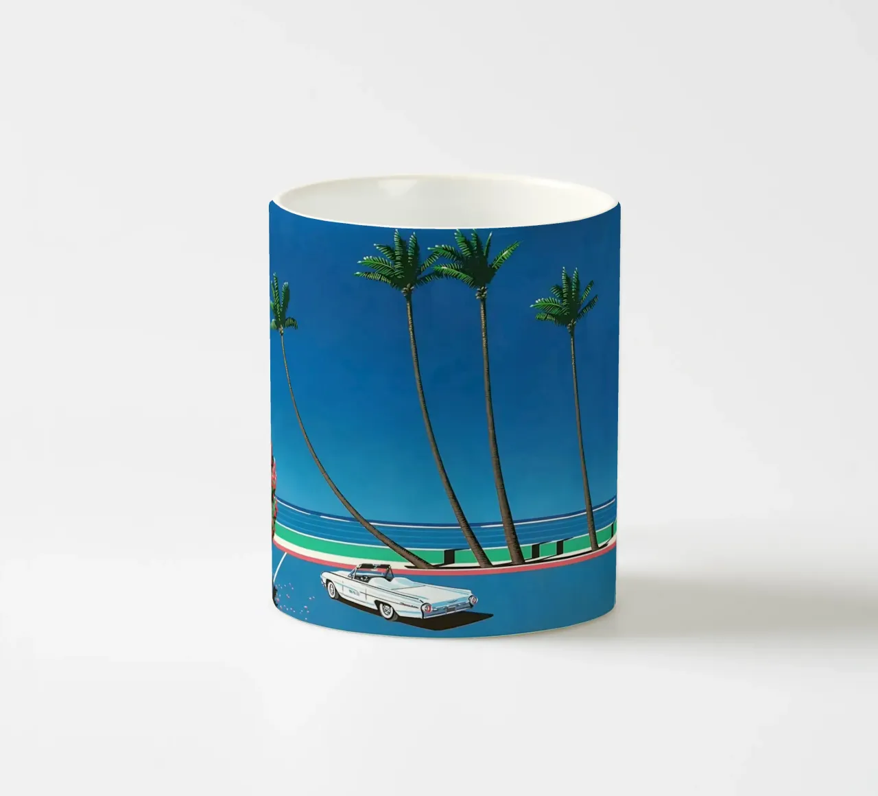 Auto in mare - Hiroshi nagai tazza in ceramica da Perdana shop
