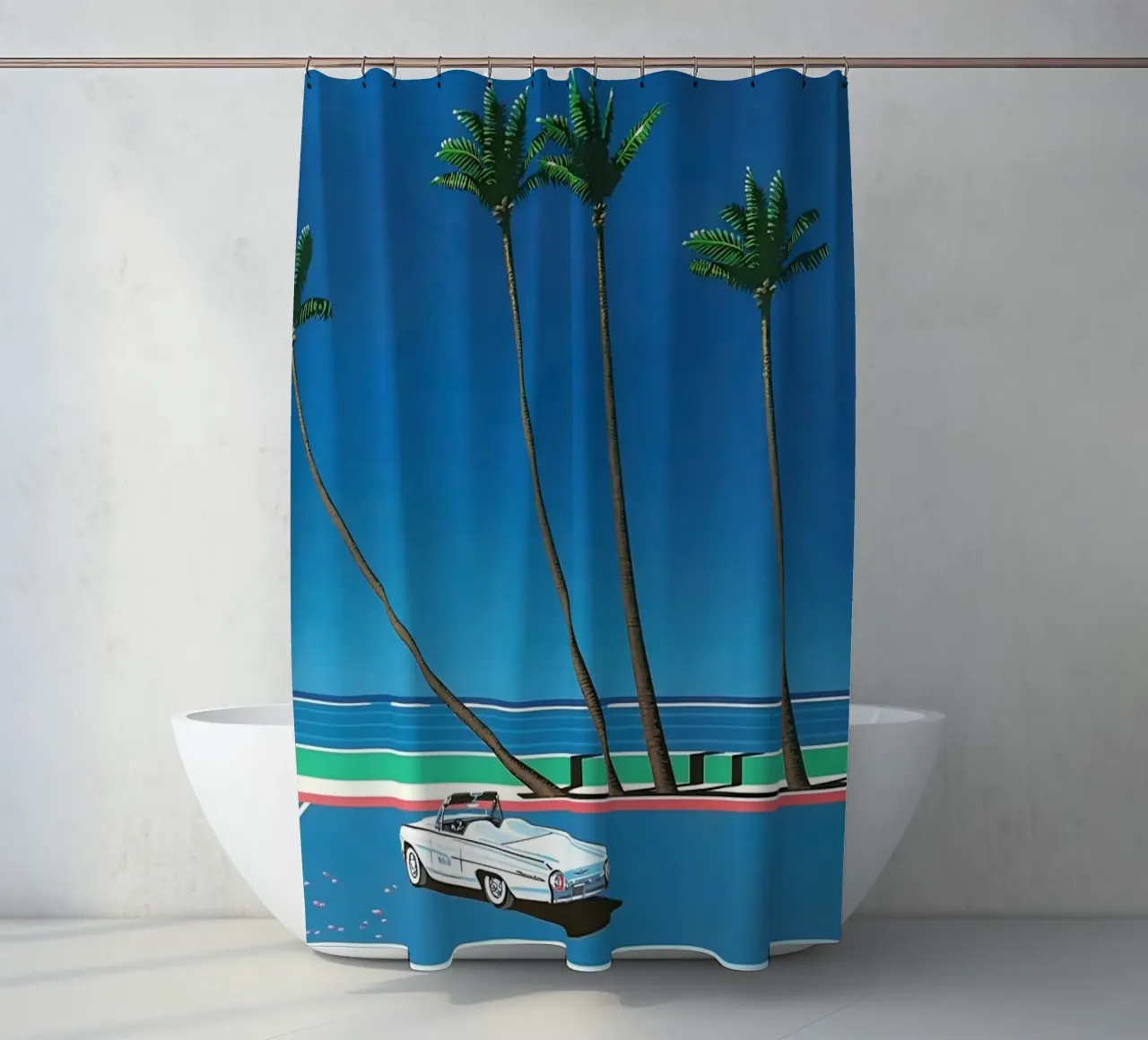 Auto in mare - Hiroshi nagai tenda da doccia da Perdana shop