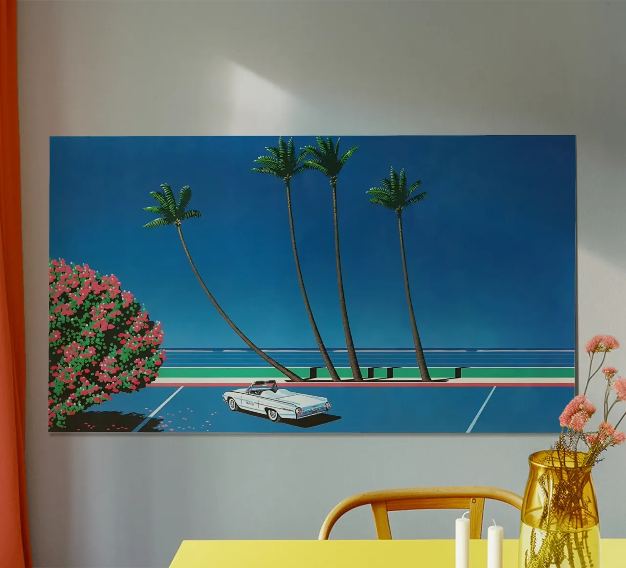 Auto in mare - Hiroshi nagai carta hahnemühle da Perdana shop