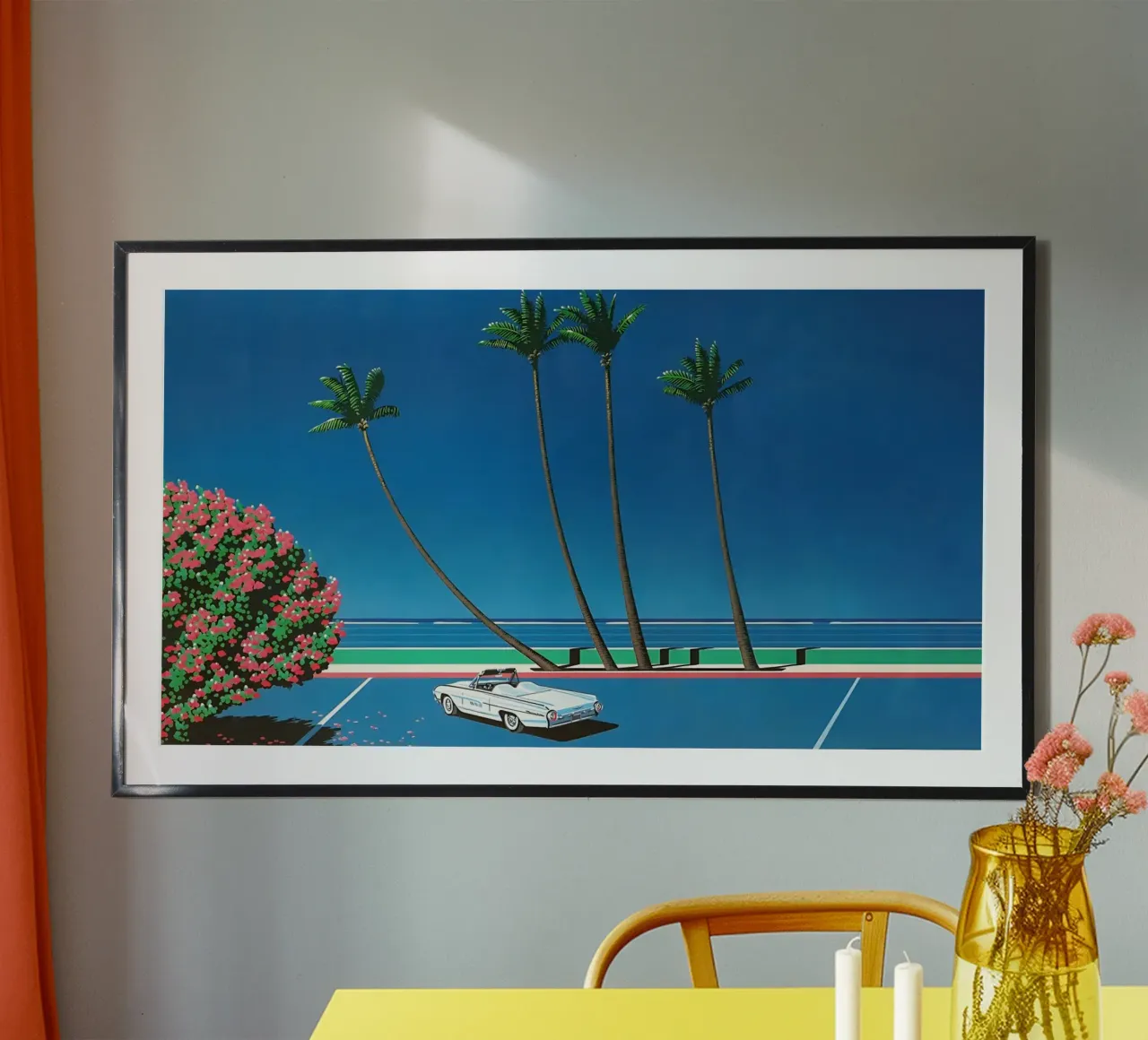 Auto in mare - Hiroshi nagai carta hahnemühle da Perdana shop