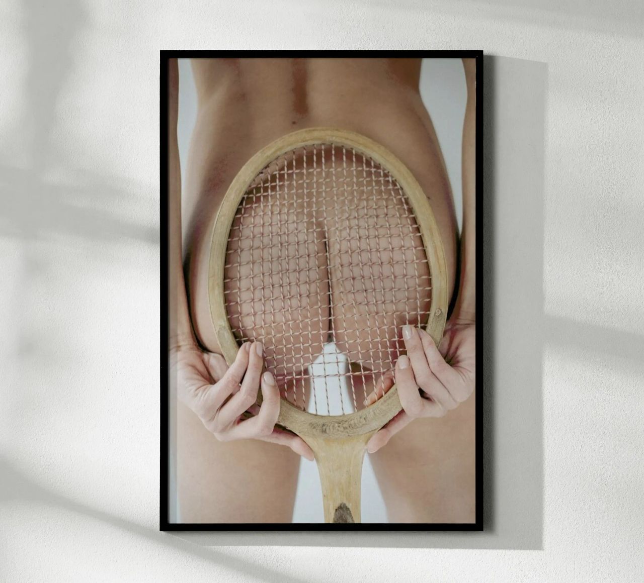 Retro Tennis poster by Chris Abatzis