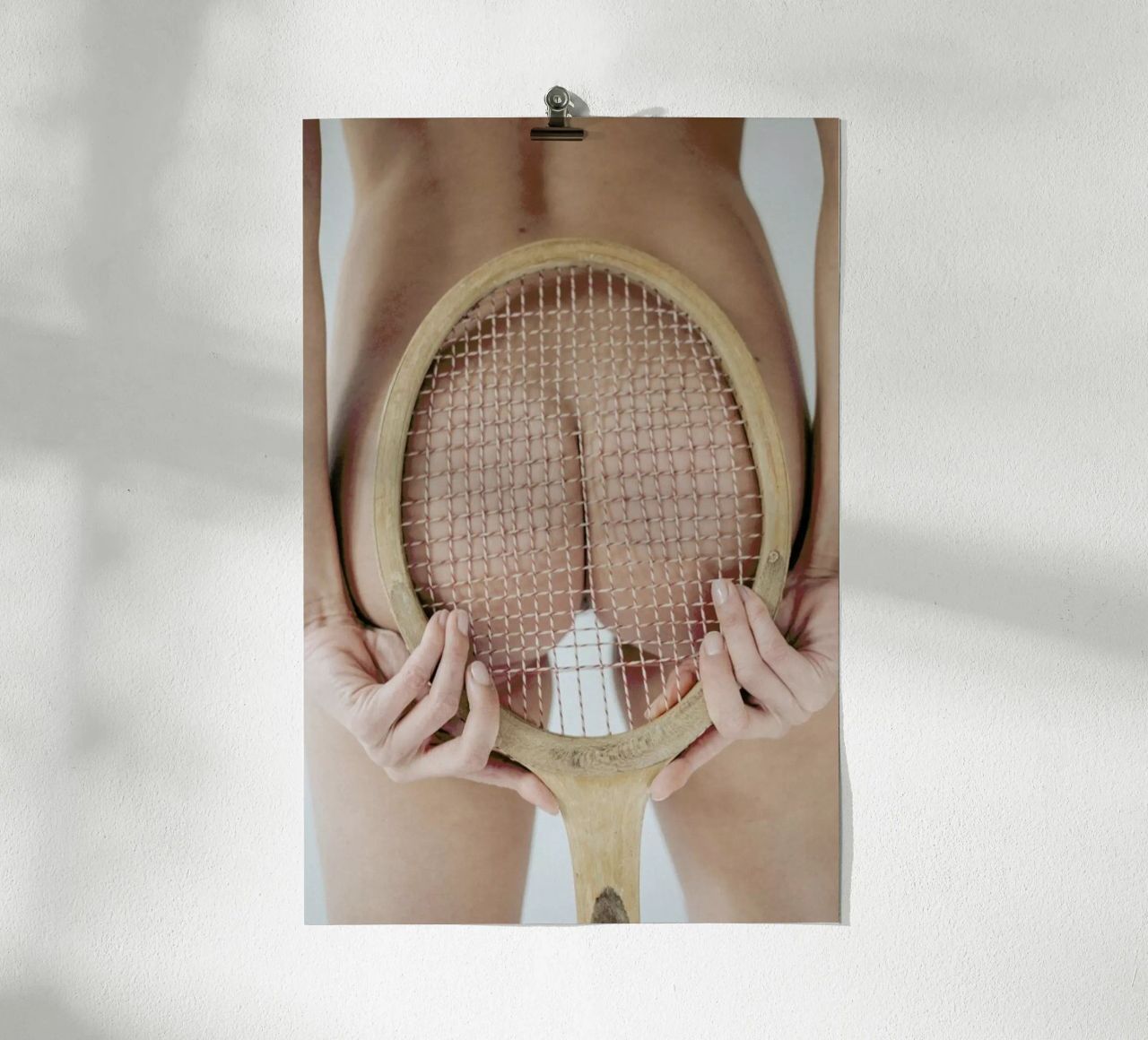 Retro Tennis poster by Chris Abatzis
