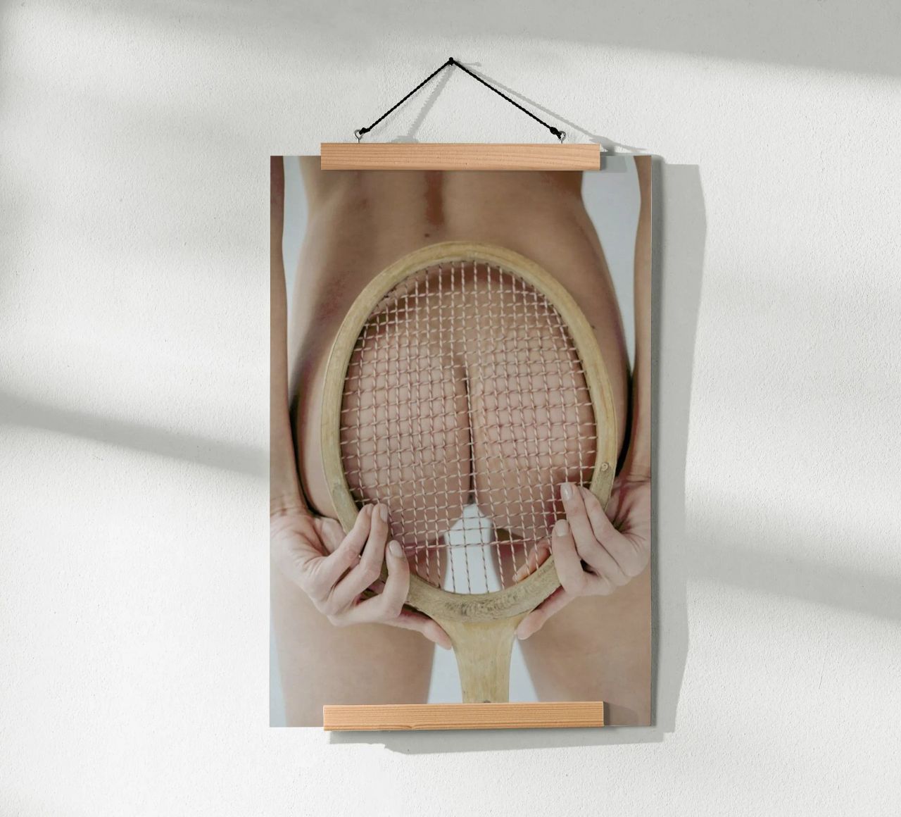 Retro Tennis poster by Chris Abatzis