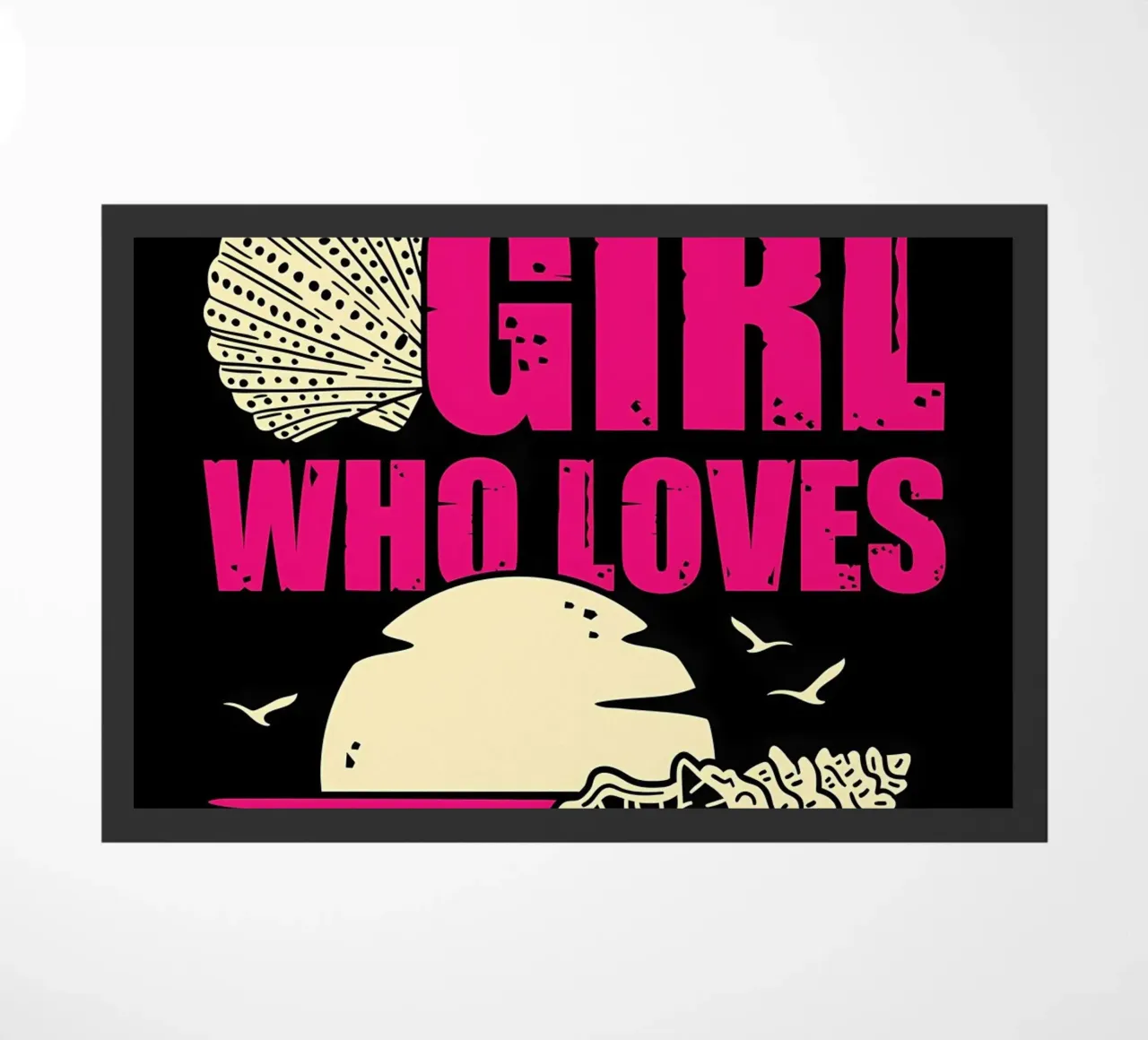 Ragazza Beachcombing Design zerbino da Desiyatnikov