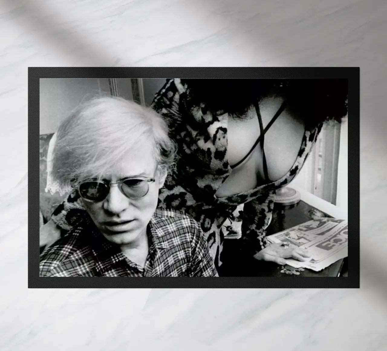 Andy Warhol doormat by Gallery Print and Art Limited