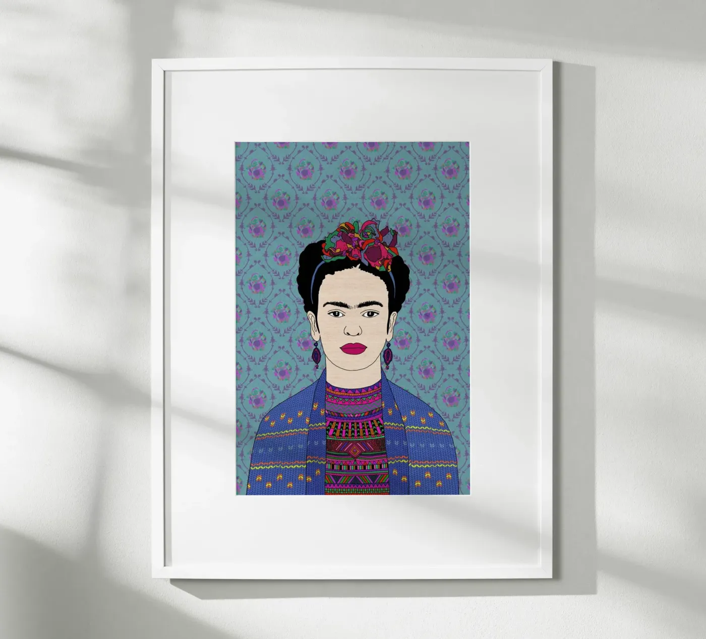 Frida poster van Bianca Green