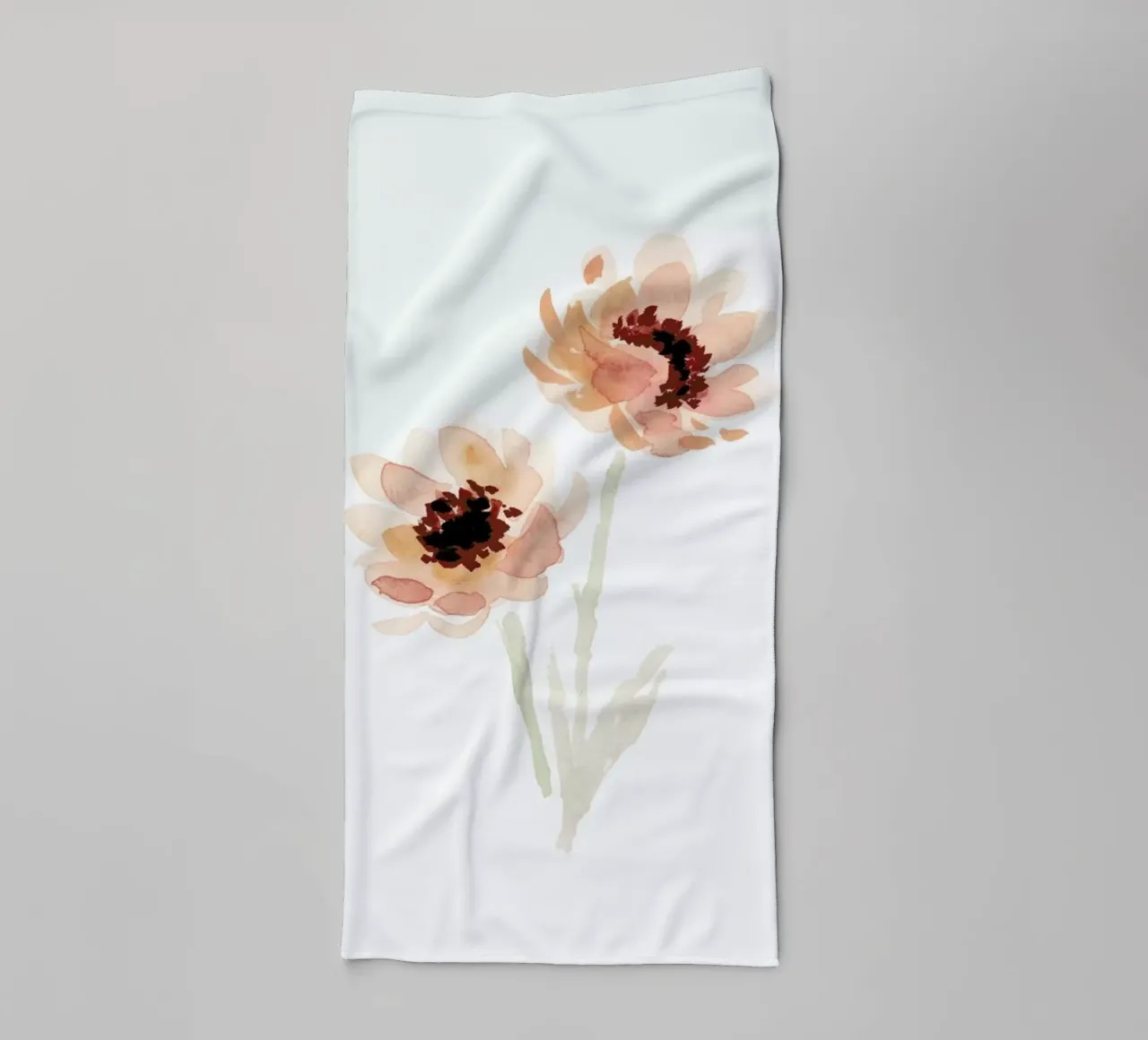 Paeonia towel by Farina Kuklinski