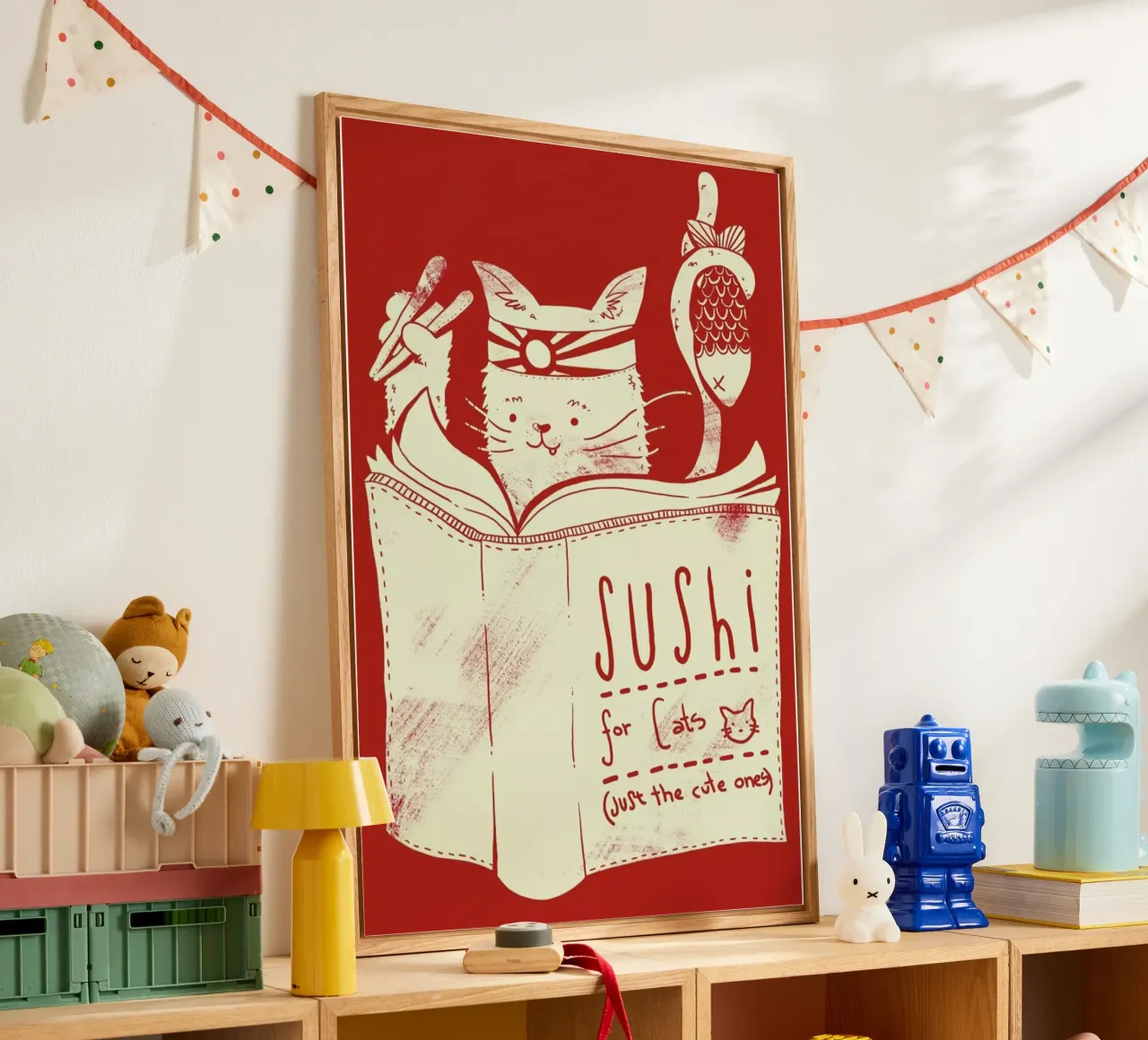 Sushi for cats plexiglass da Tobe Fonseca