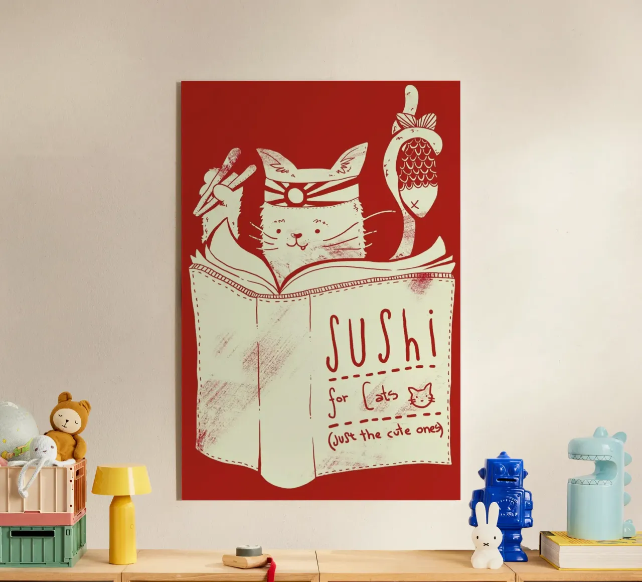 Sushi for cats plexiglass da Tobe Fonseca