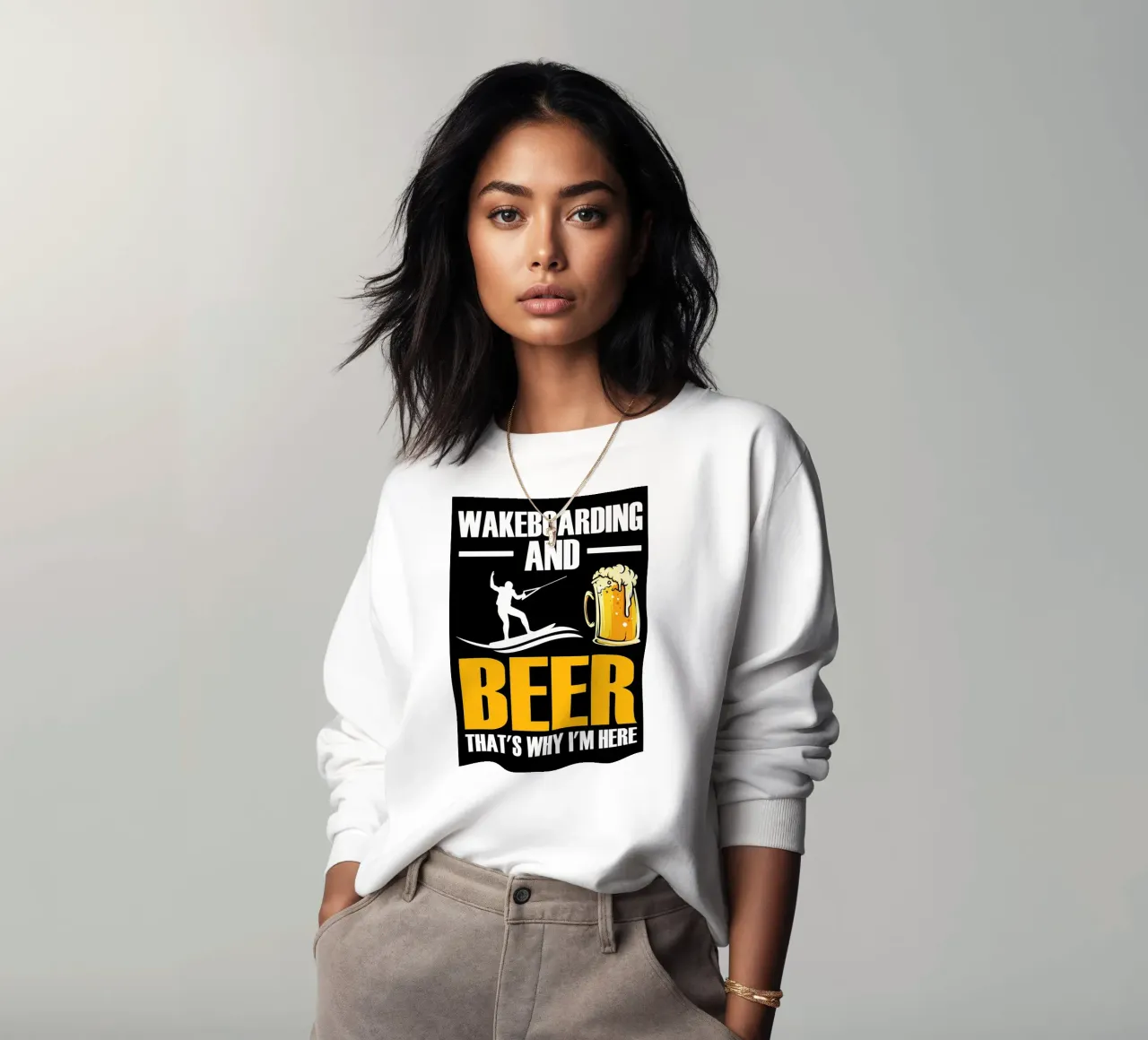 Wakeboarding Wakeboard sweatshirt by Renesme