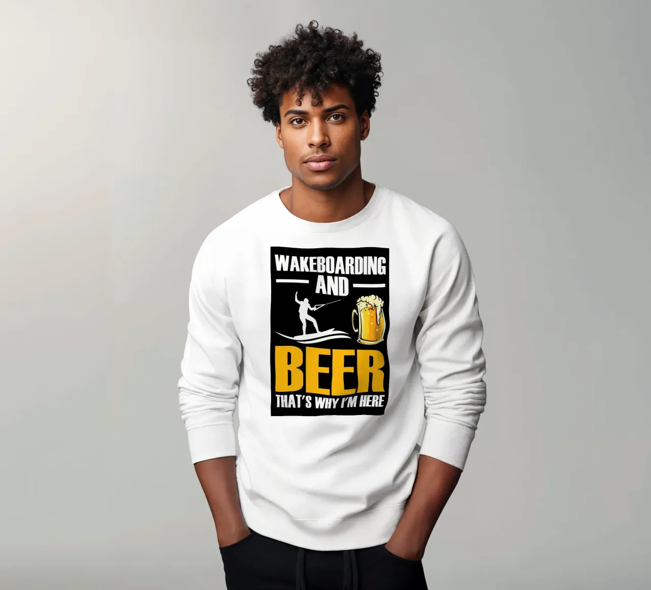 Wakeboarding Wakeboard sweatshirt by Renesme