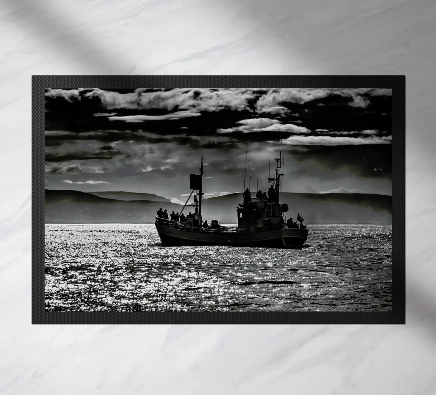 Vissersboot deurmat van anderm