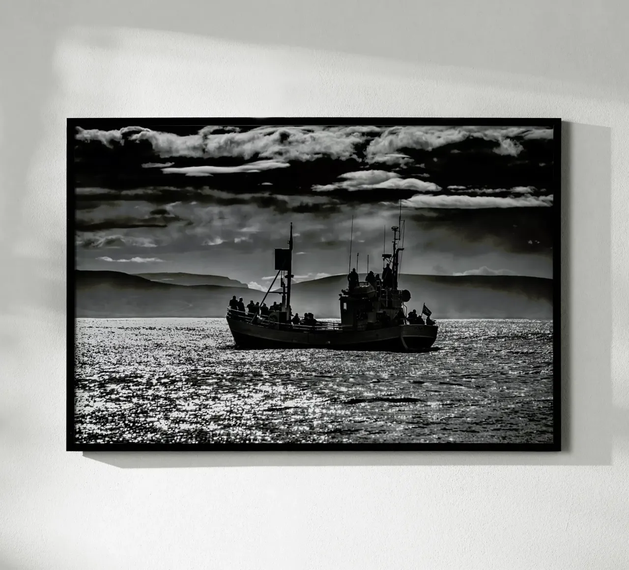 Fishing boat Poster von anderm