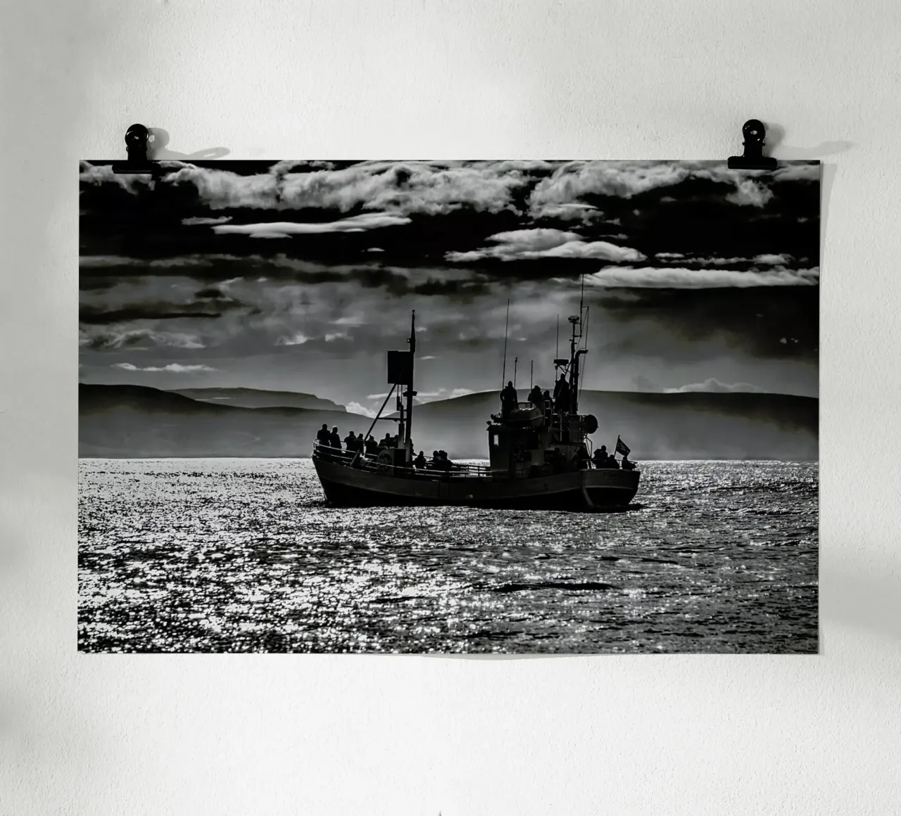 Fishing boat Poster von anderm