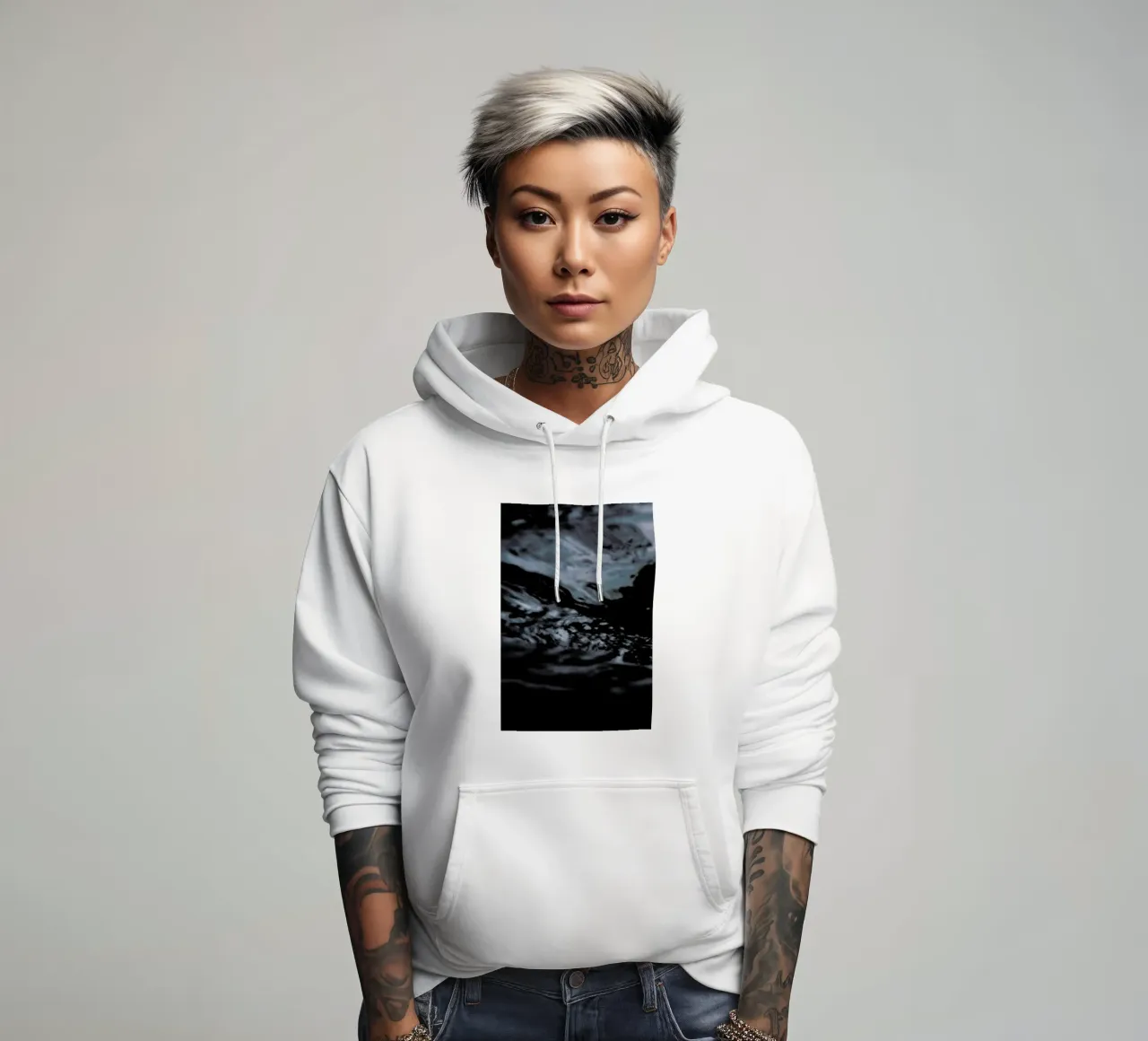 Water Pattern 4 felpa con cappuccio da Chris Abatzis