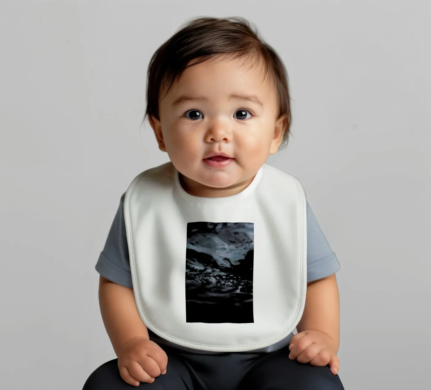 Water Pattern 4 baby bib by Chris Abatzis
