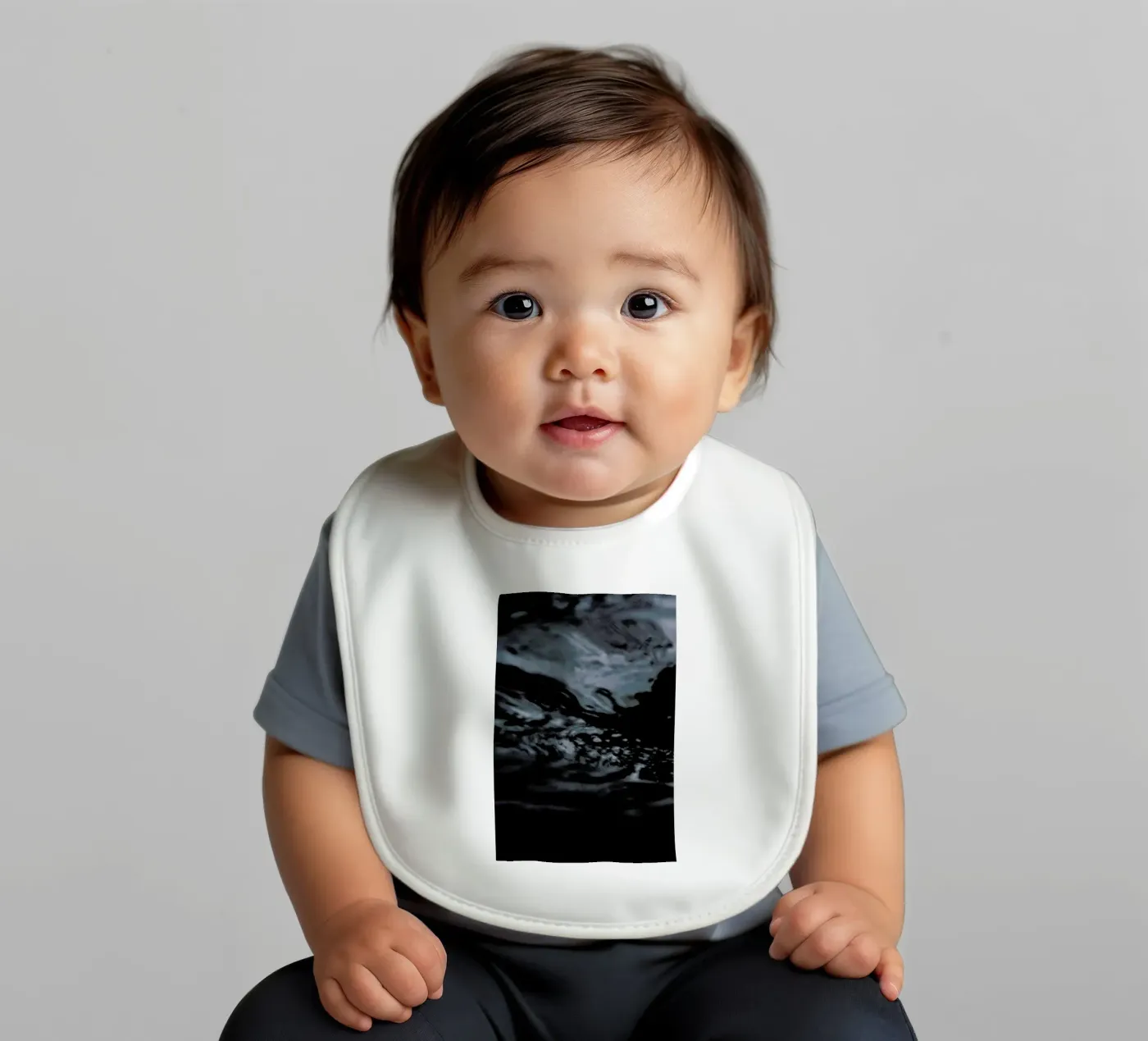 Water Pattern 4 baby bib by Chris Abatzis