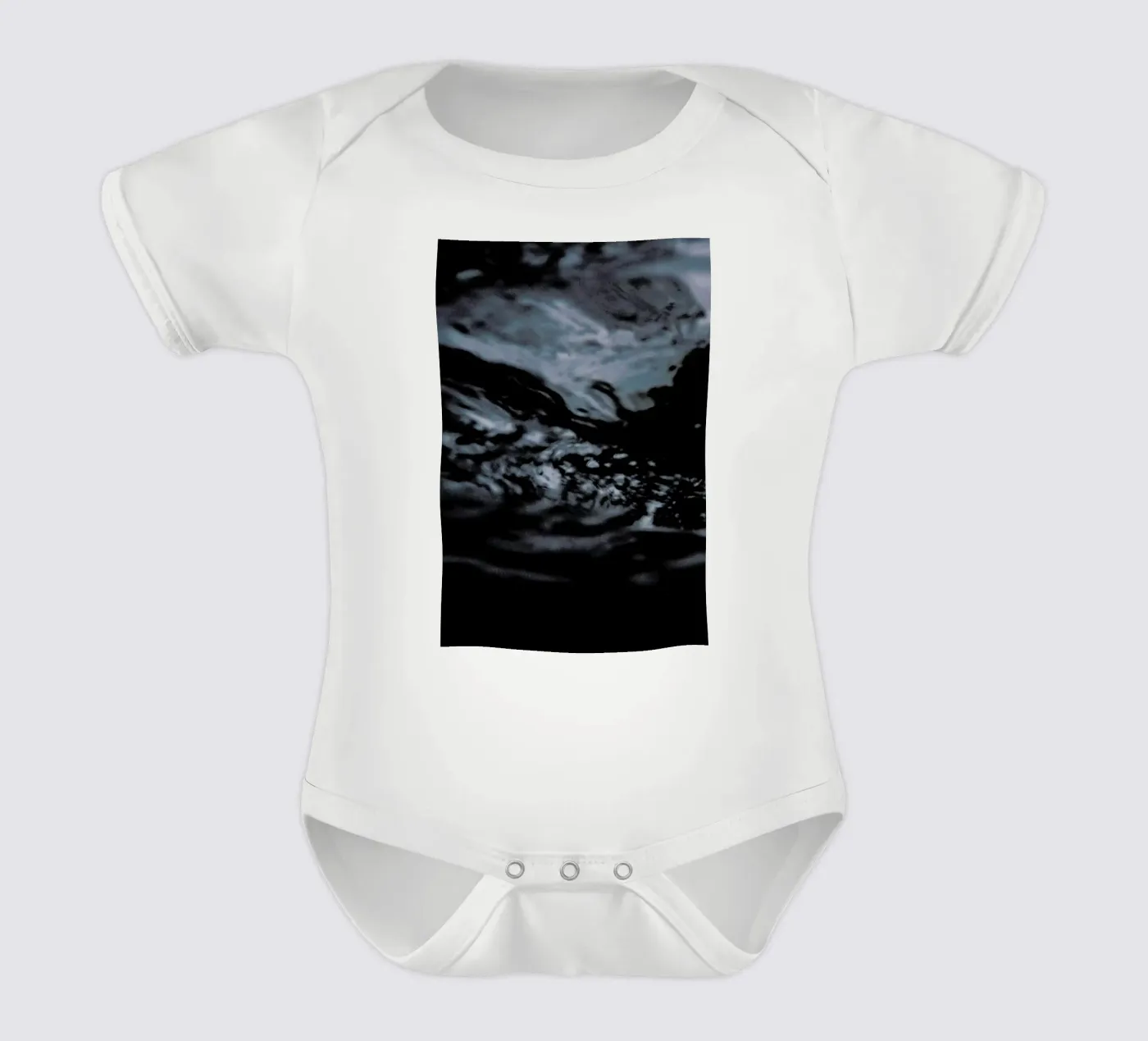 Water Pattern 4 Kurzarm Babybody von Chris Abatzis