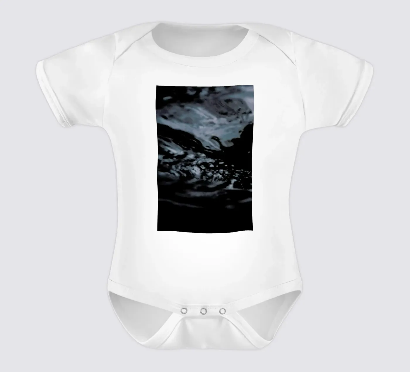 Water Pattern 4 Kurzarm Babybody von Chris Abatzis