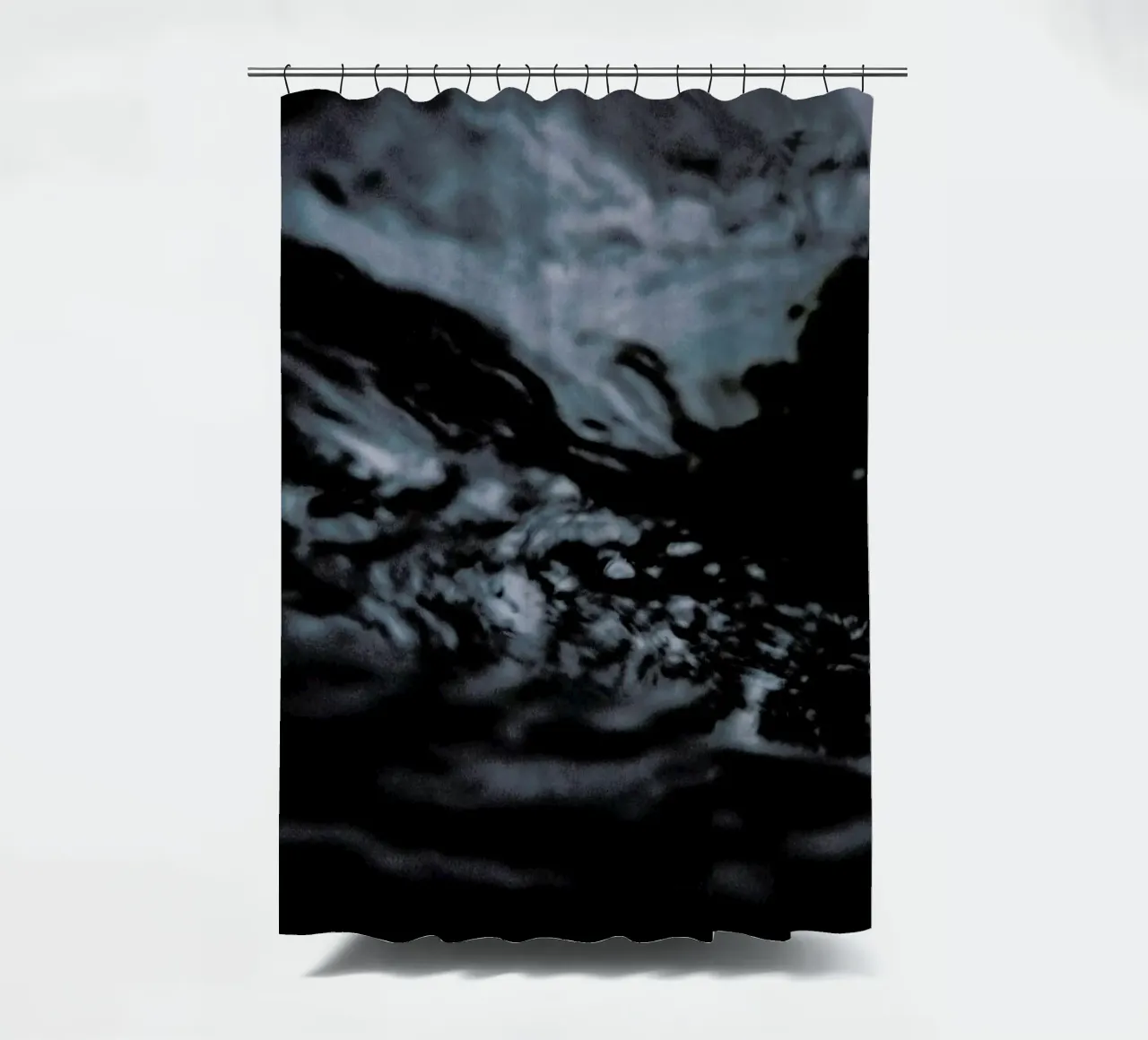 Water Pattern 4 Duschvorhang von Chris Abatzis